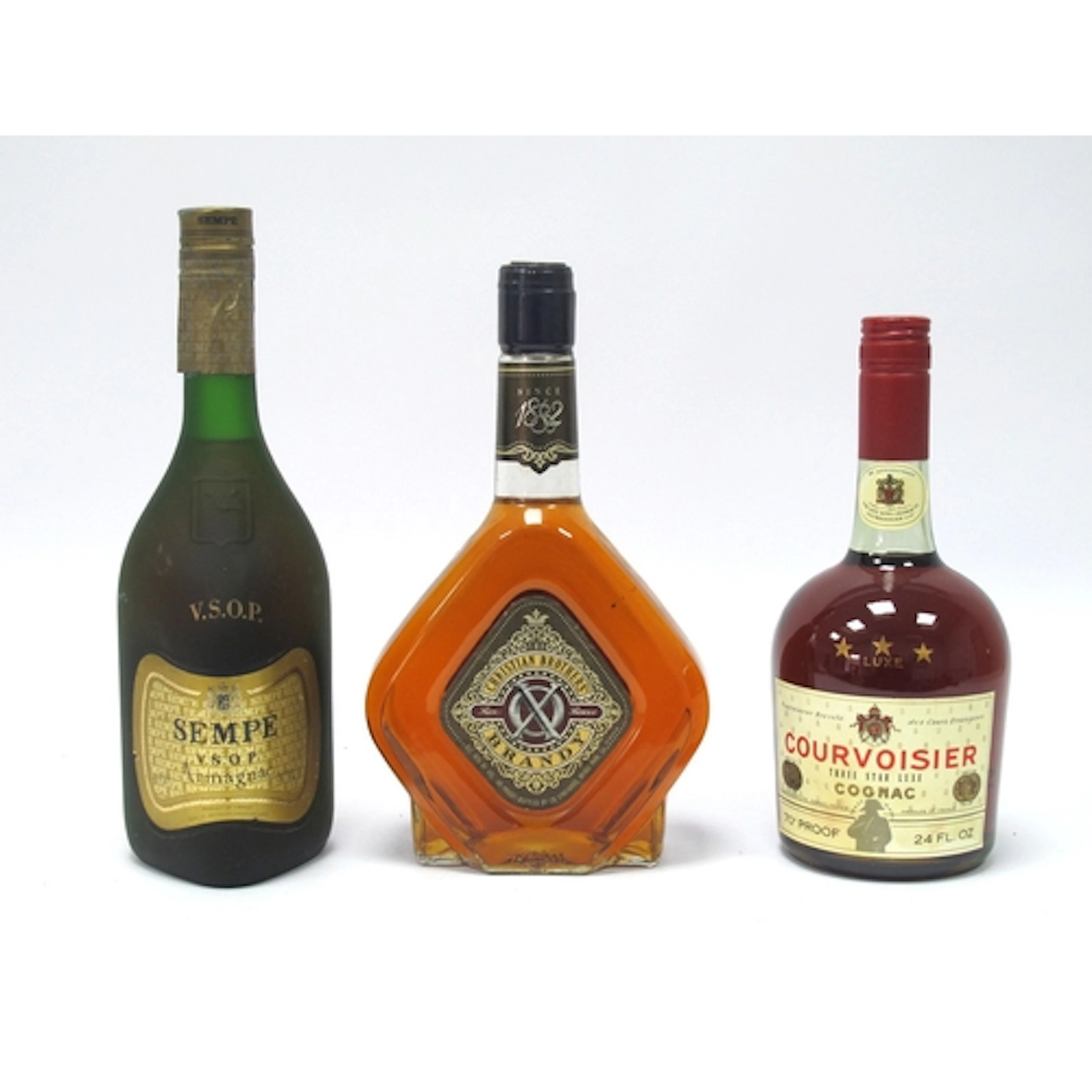 Cognac - Sempe V.S.O.P. Armagnac; Christian Brothers Rare Re...