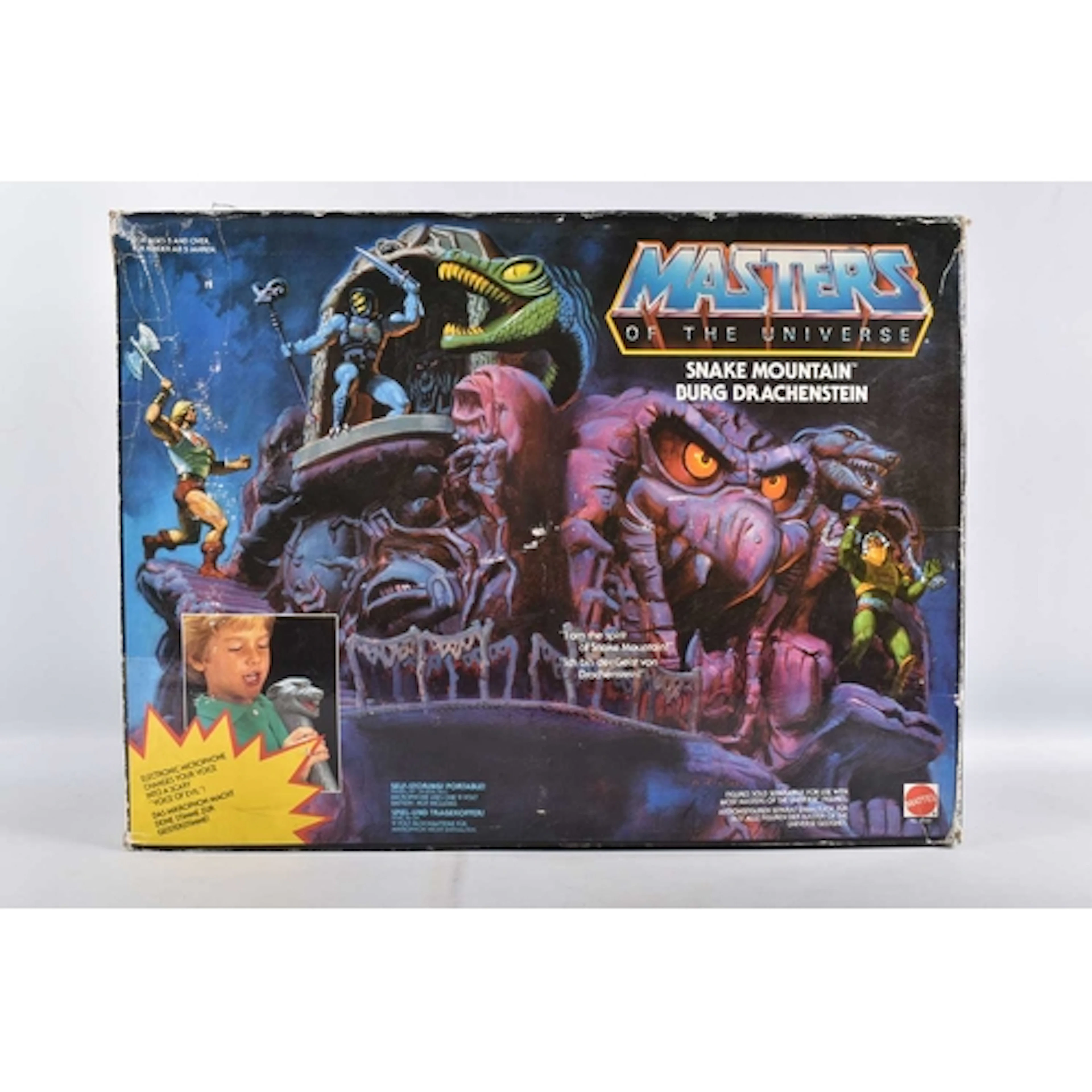 A BOXED MATTEL MASTERS OF THE UNIVERSE SNAKE MOUNTAIN, compr...