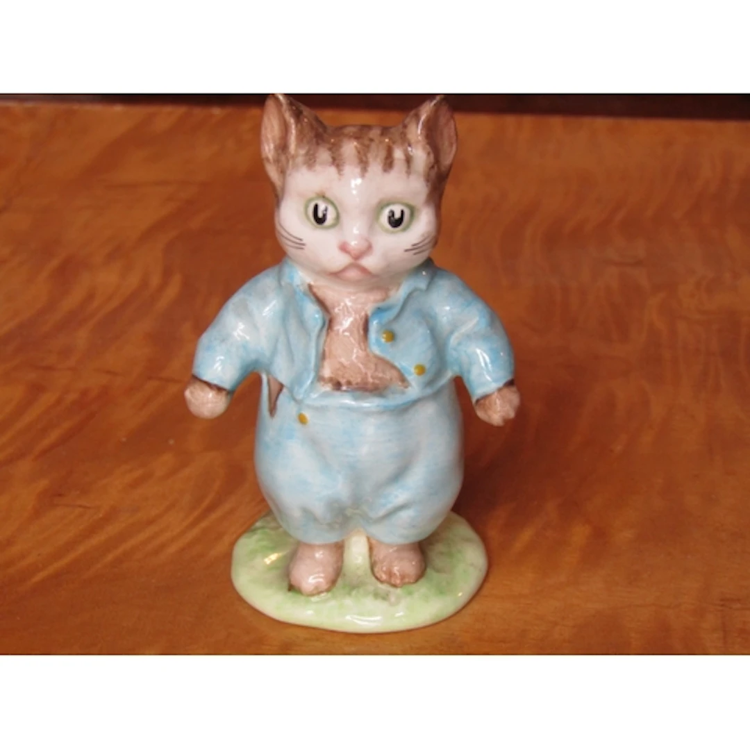 Beswick Beatrix Potter Fine Porcelain Figure Tom Kitten Sign...