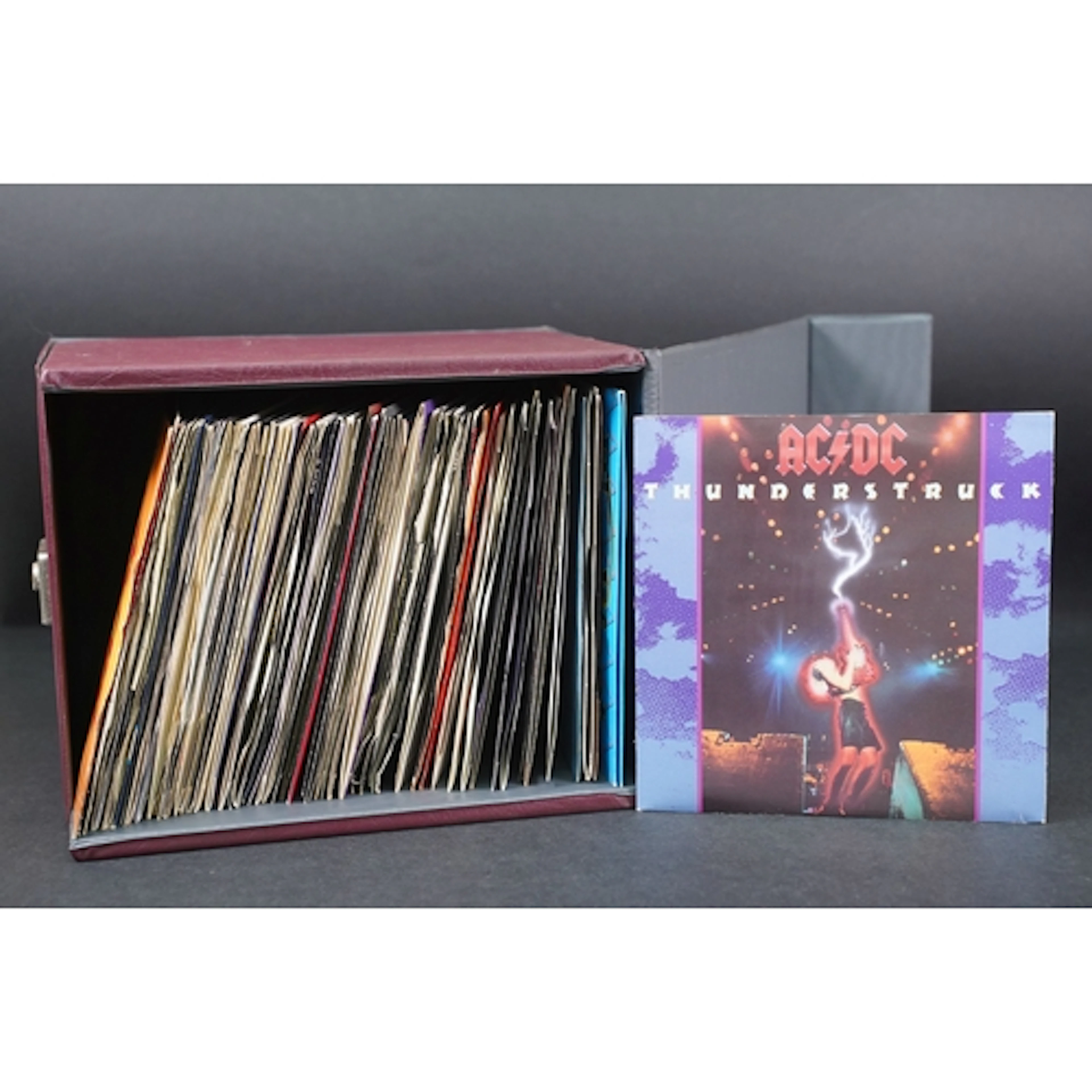 Vinyl - Over 75 Rock & Metal 7" singles to include ACDC, Bla...