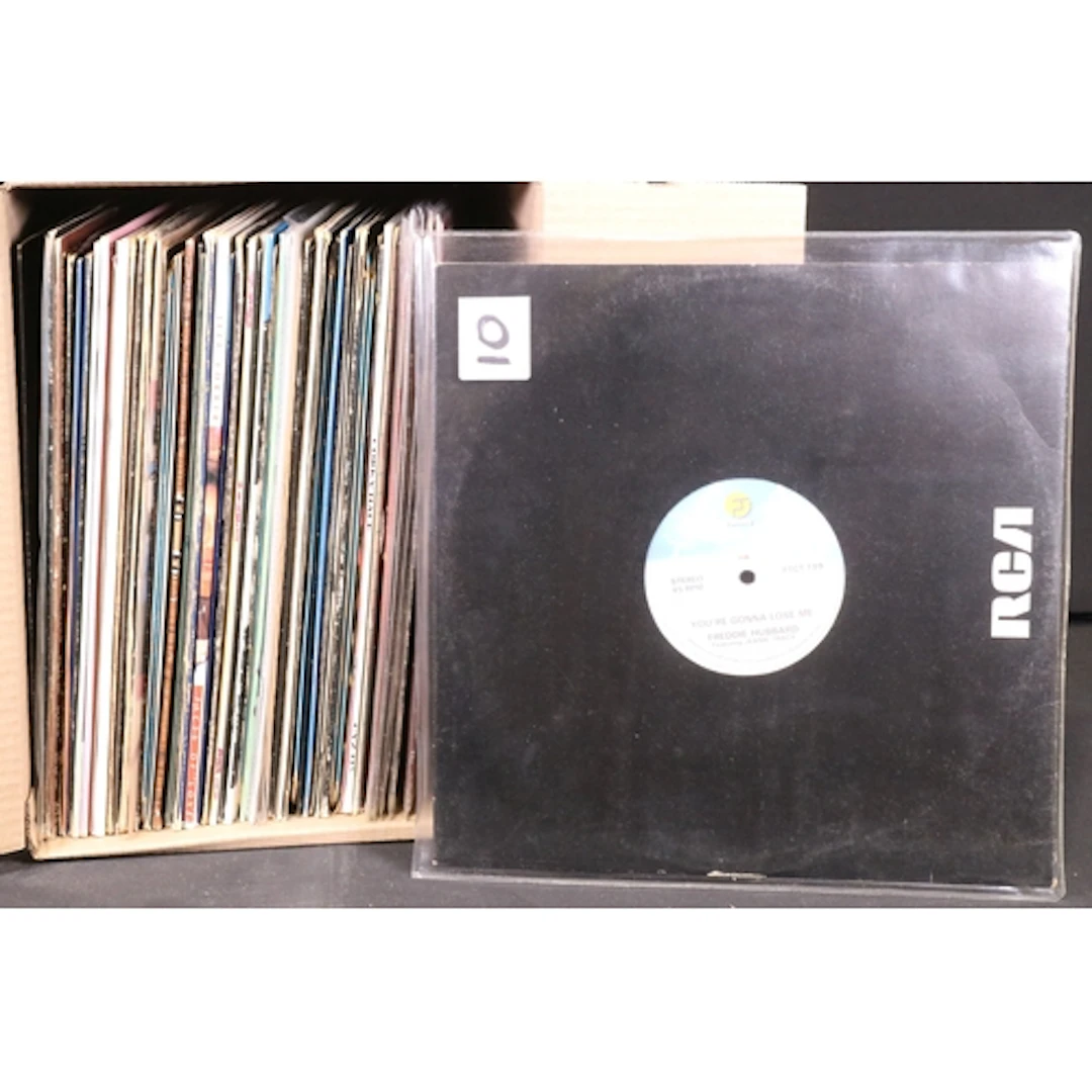 Vinyl - 70 Jazz / Funk / Soul 12" singles to include Freddie...