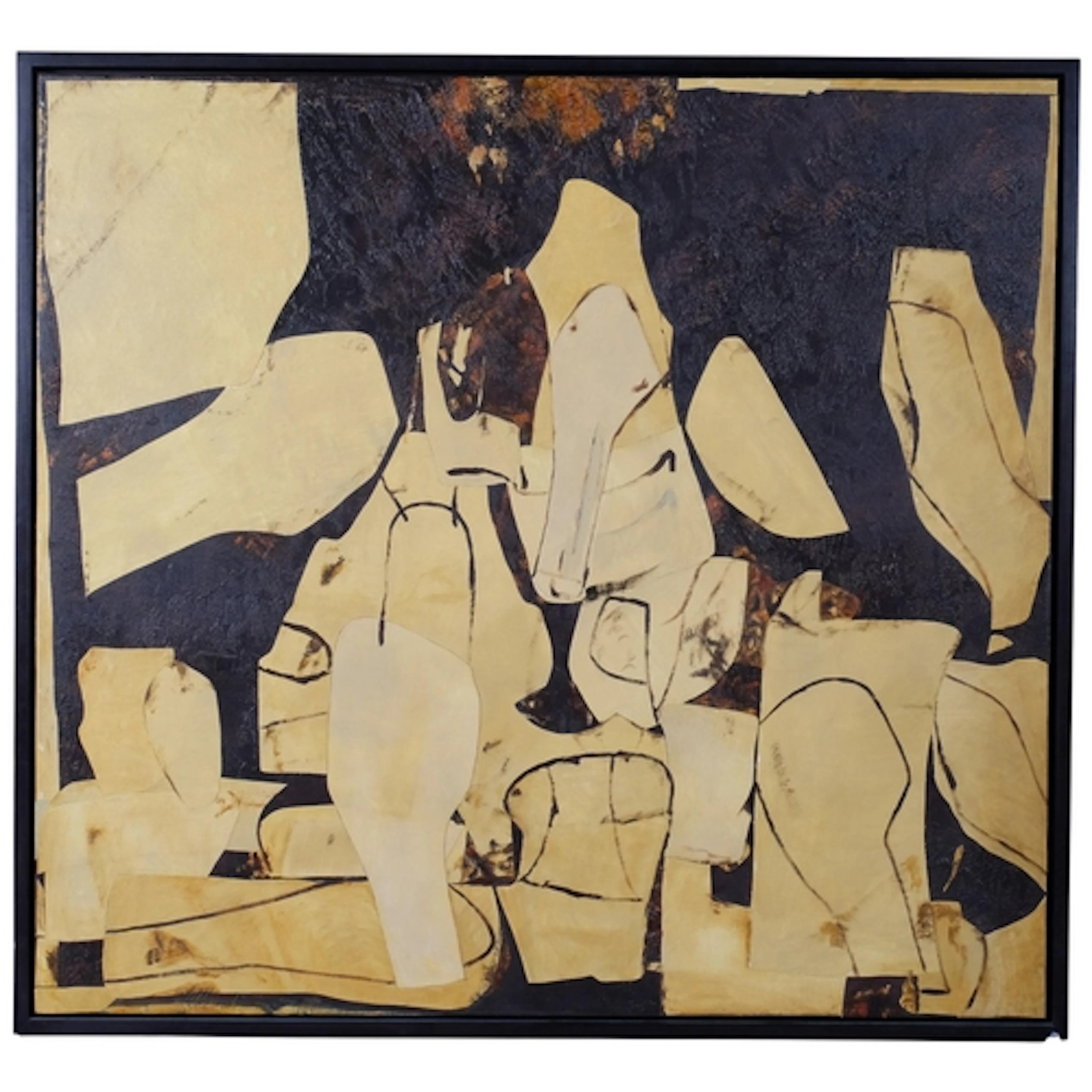 A COPY of an original painting by Conrad Marca-Relli. This i...