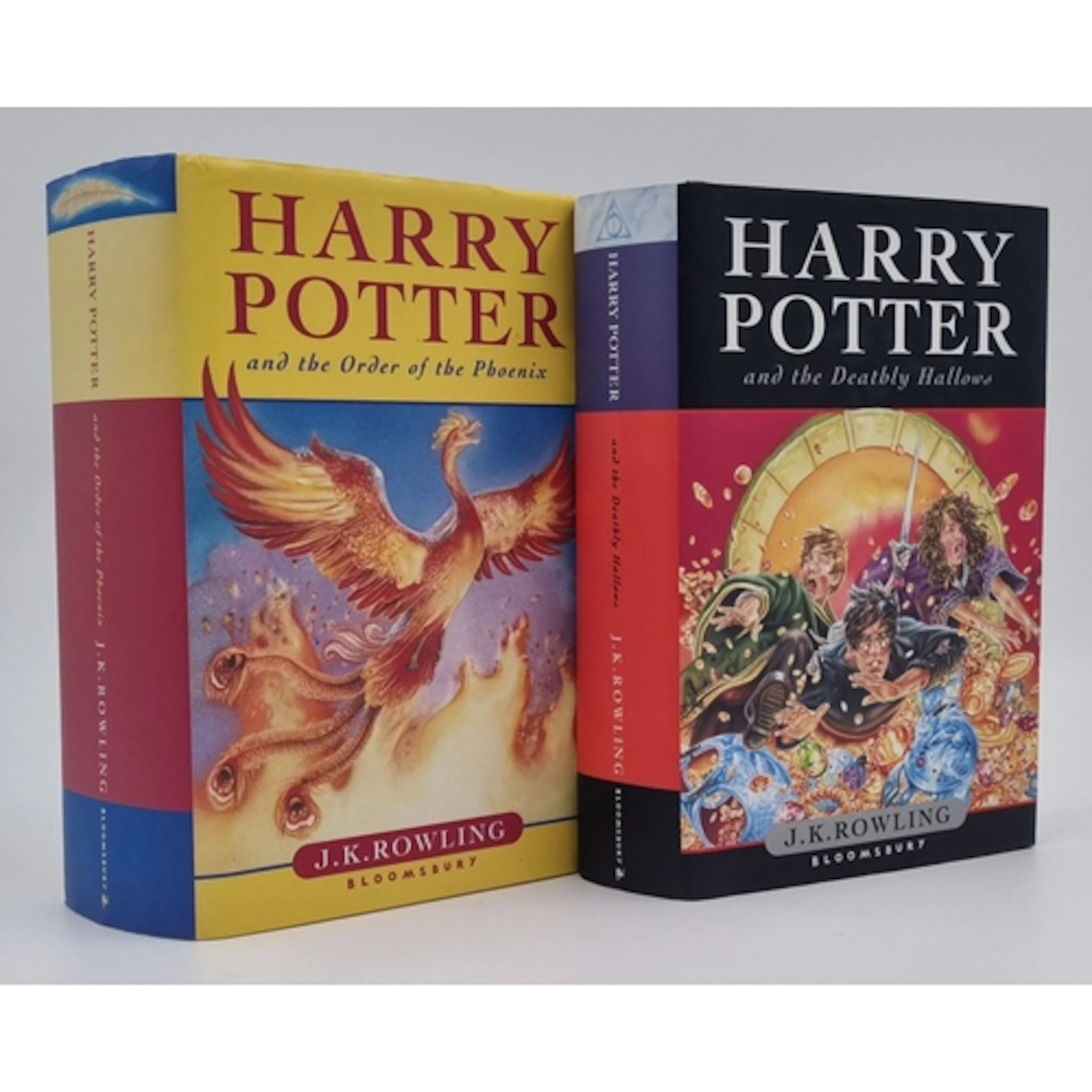 1st Editions - J.K. Rowling: Harry Potter — two Bloomsbury h...