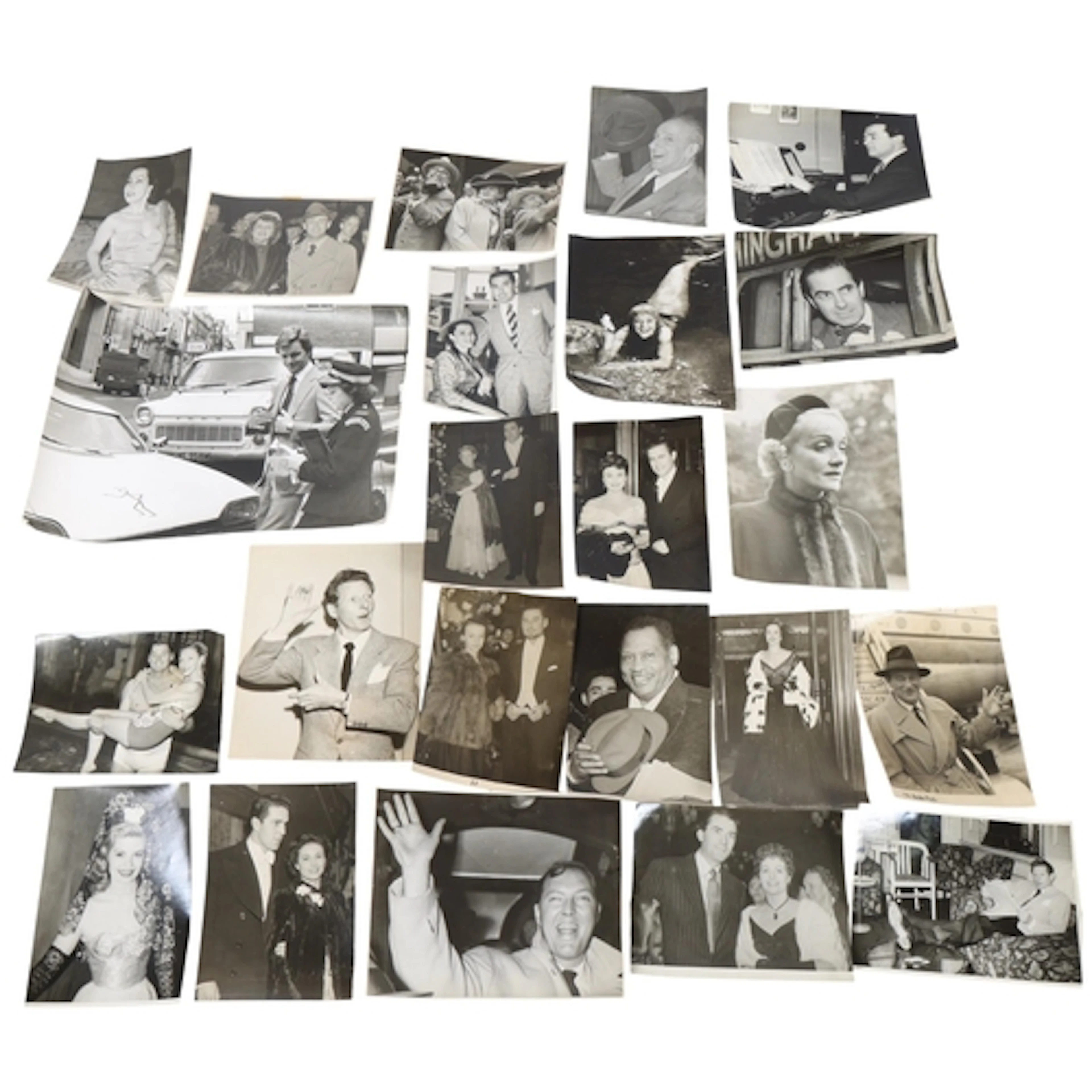A collection of press photographs, mostly taken and printed ...
