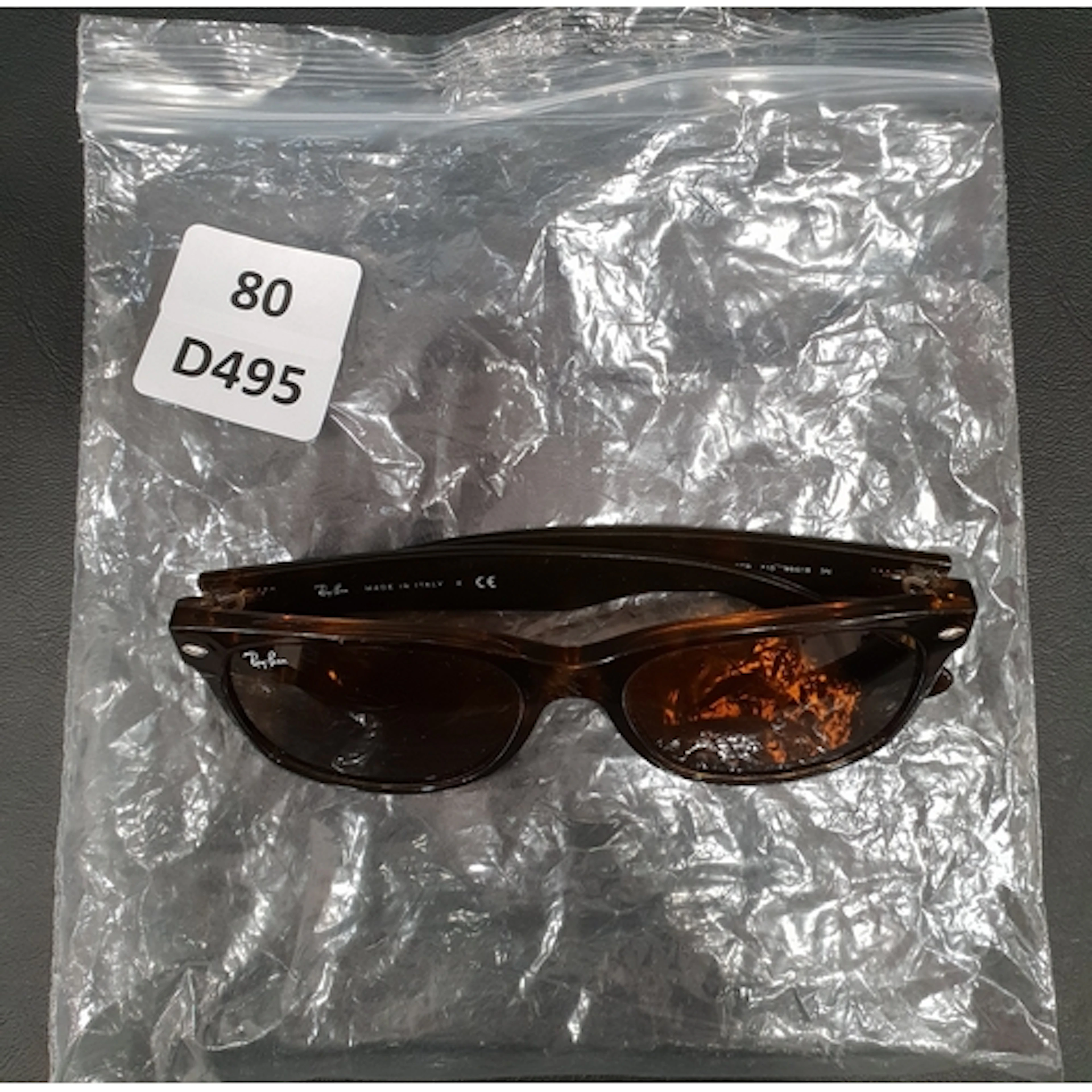 PAIR OF RAYBAN SUNGLASSES Model RB2132 Note: lenses are no...