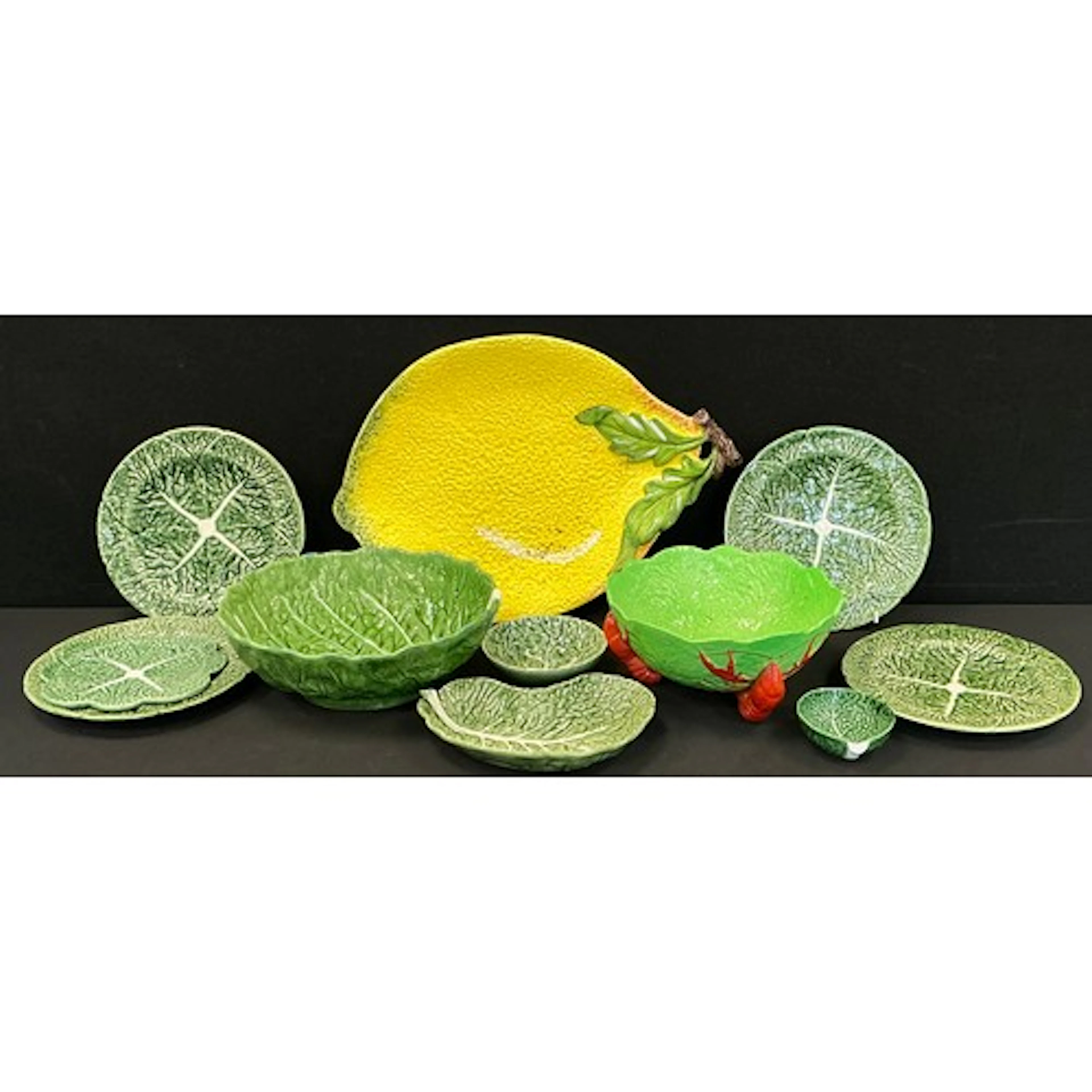 Decorative Ceramics - a large Laura Ashley lemon dish; Crown...