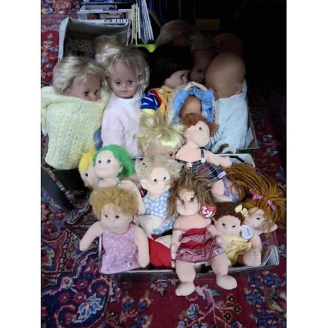 TWO BOXES OF VINTAGE TOYS to include a box containing TY Gea...
