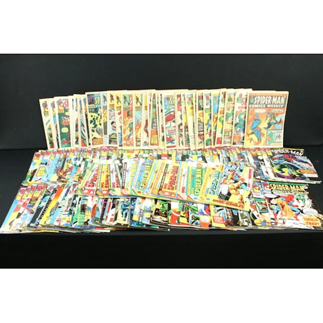 Comics - Collection of 169 Marvel UK Comics Spider-Man Comic...