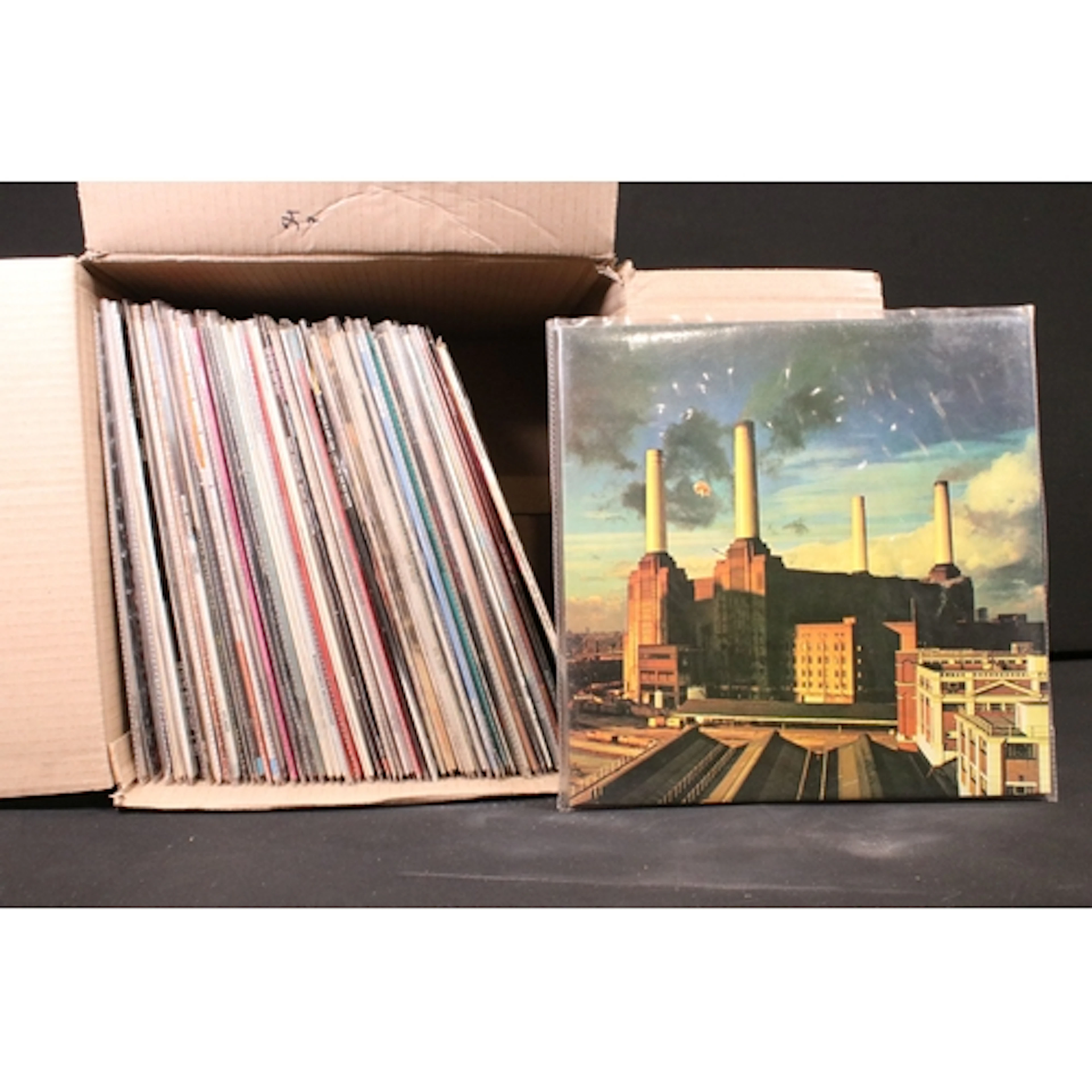 Vinyl - 54 Rock & Pop LPs and 7 12" singles to include Jimi ...