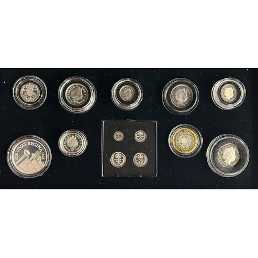UK 2006 The Queen’s 80th Birthday Proof Silver Coin Collecti...