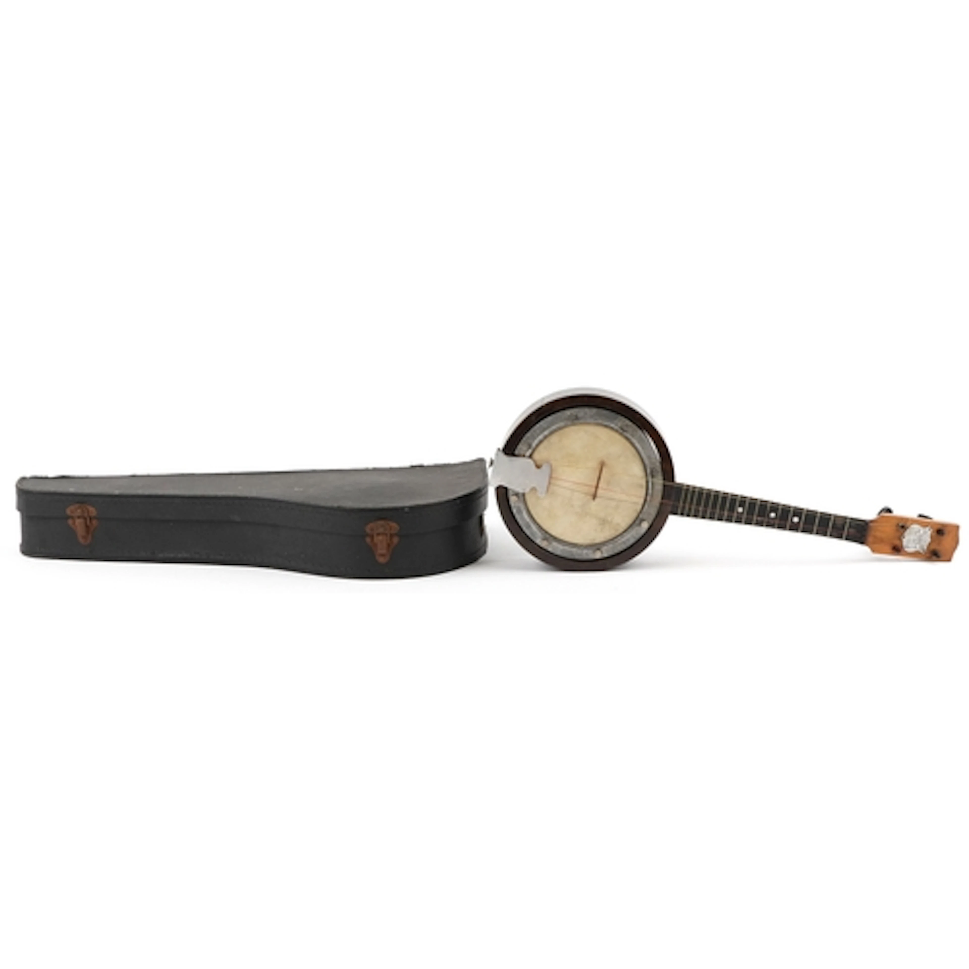A vintage Swanee banjo ukulele, 54cm in length, with protect...