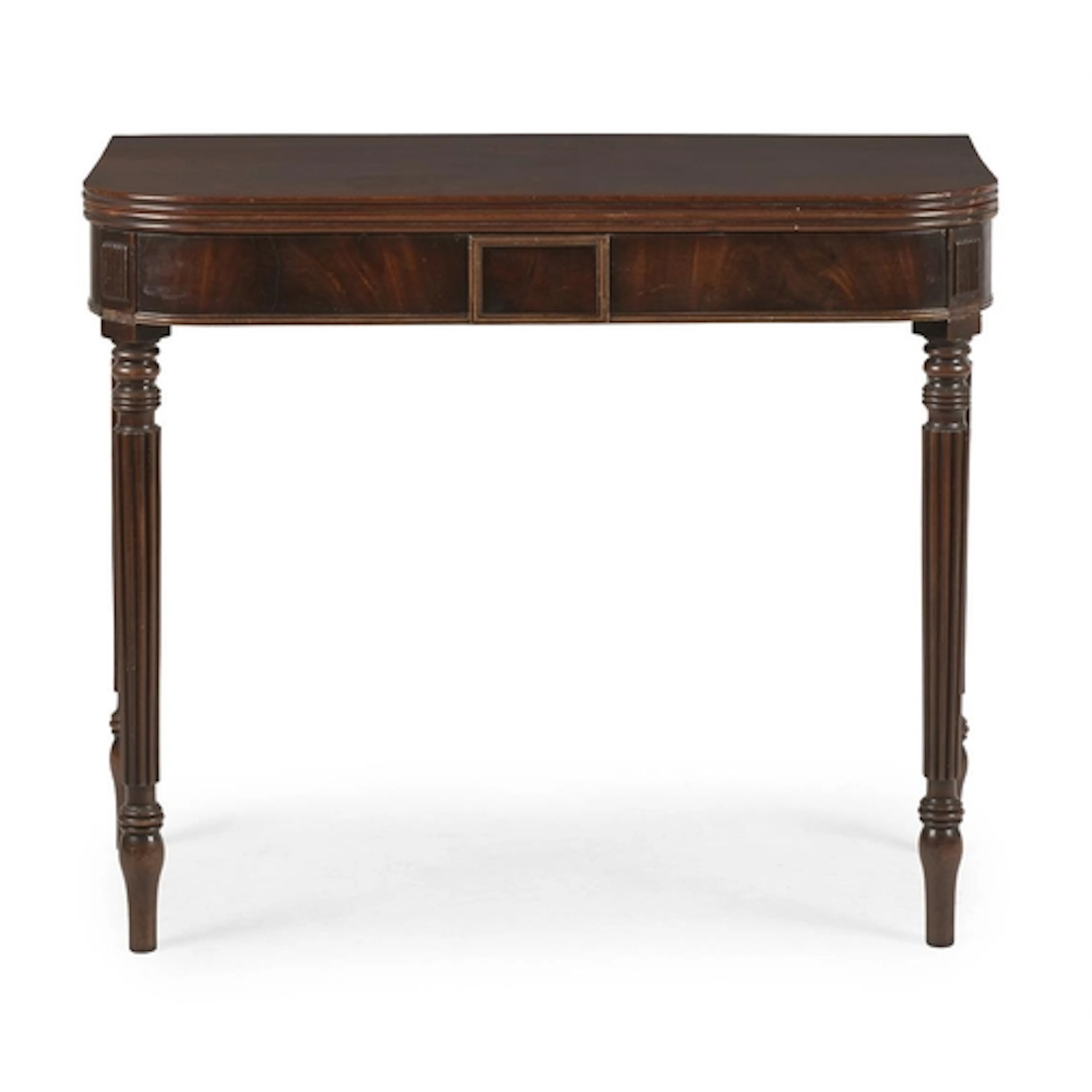 A George IV mahogany tea table in the manner of Gillows, c.1...