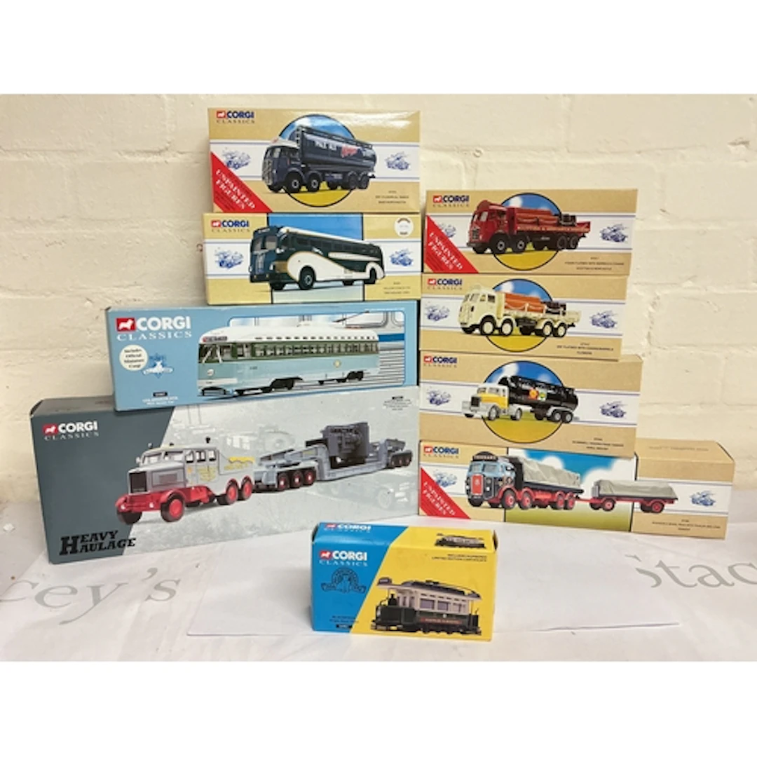 A Box Containing Corgi Classic, Matchbox Models Of Yesterday...