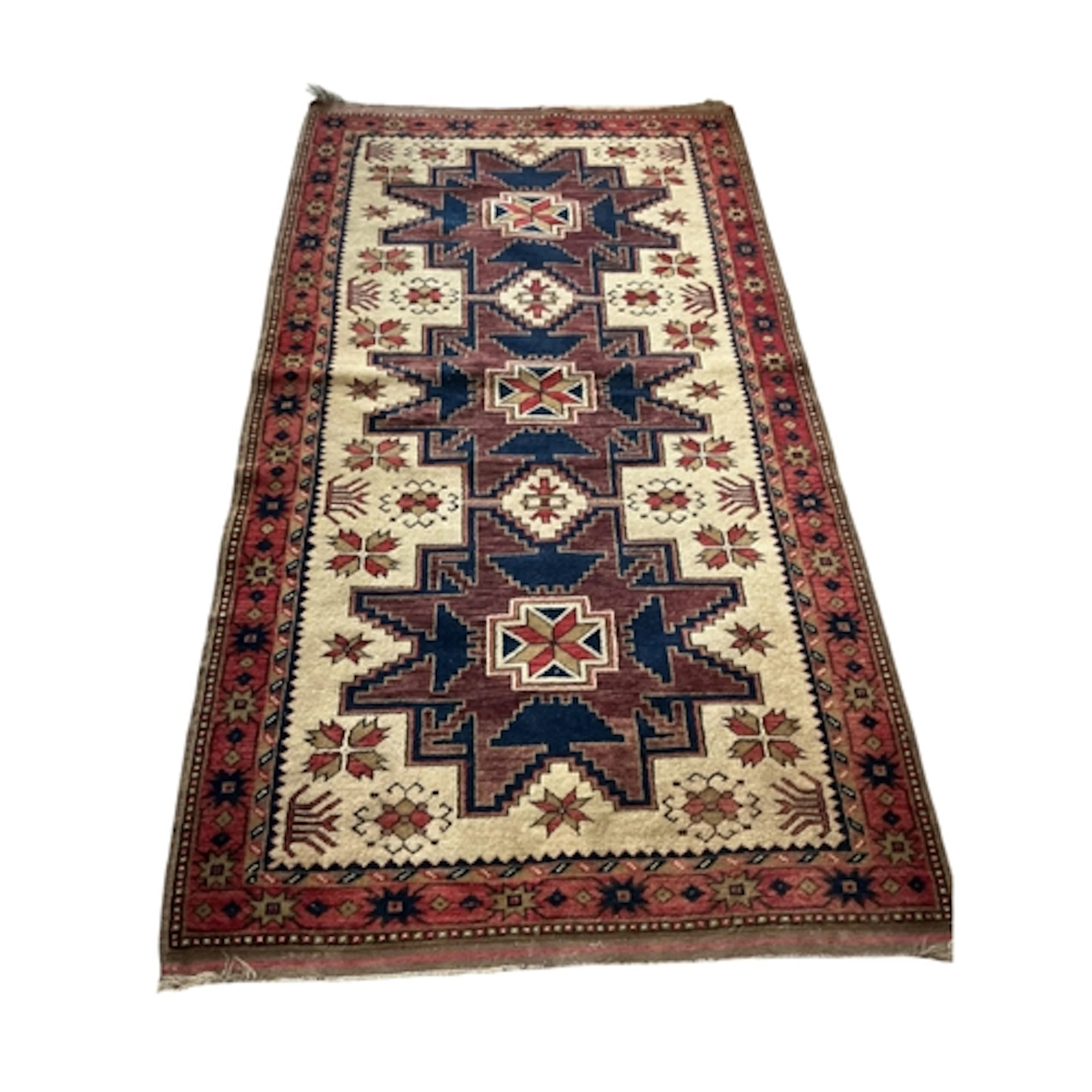 A Kazak design rug, 200 x 108cm