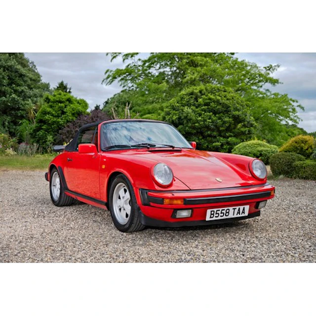 1985 Porsche 911 3.2 Carrera Sport Cabriolet Registration N...