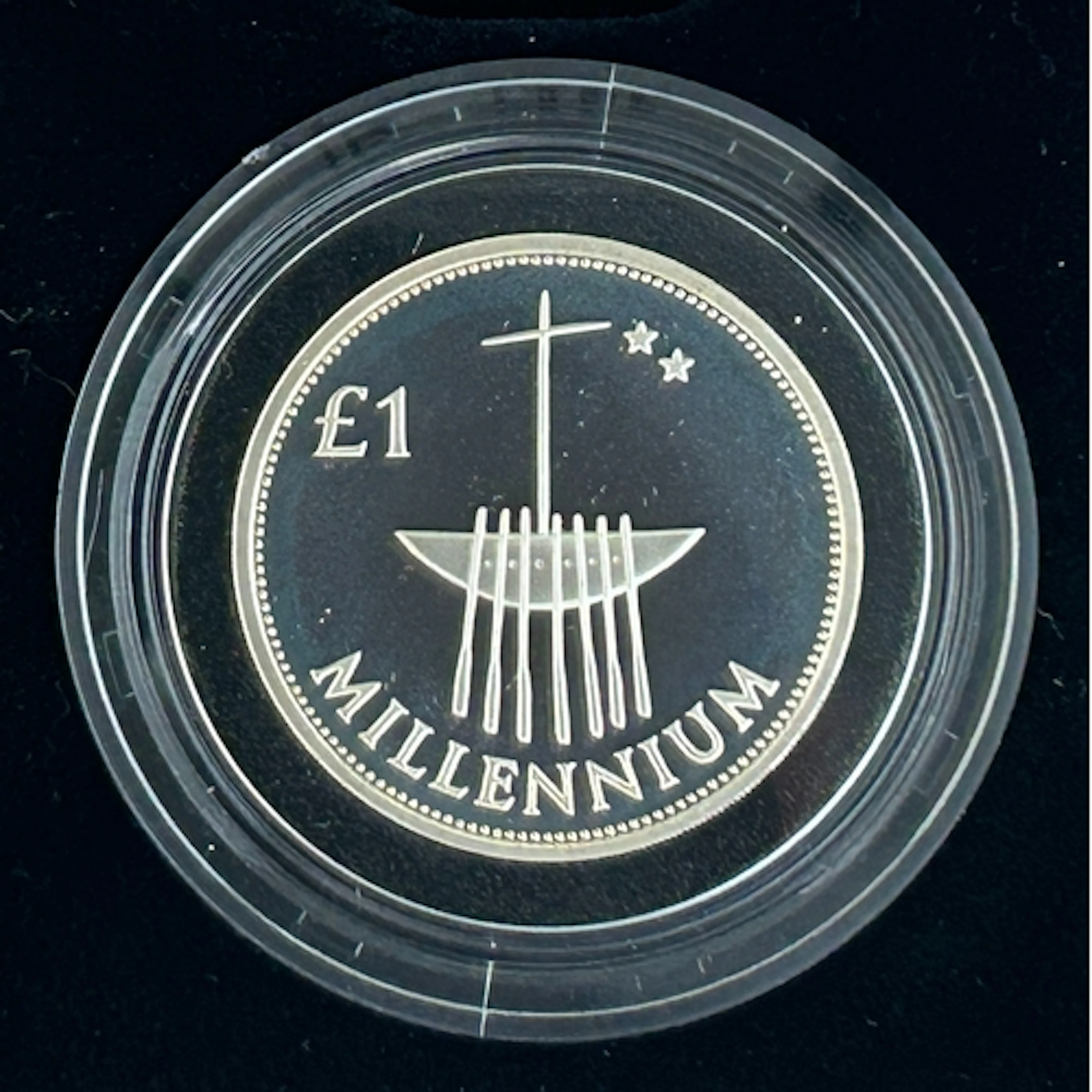 A group of four Irish sterling silver proof coins, comprisin...
