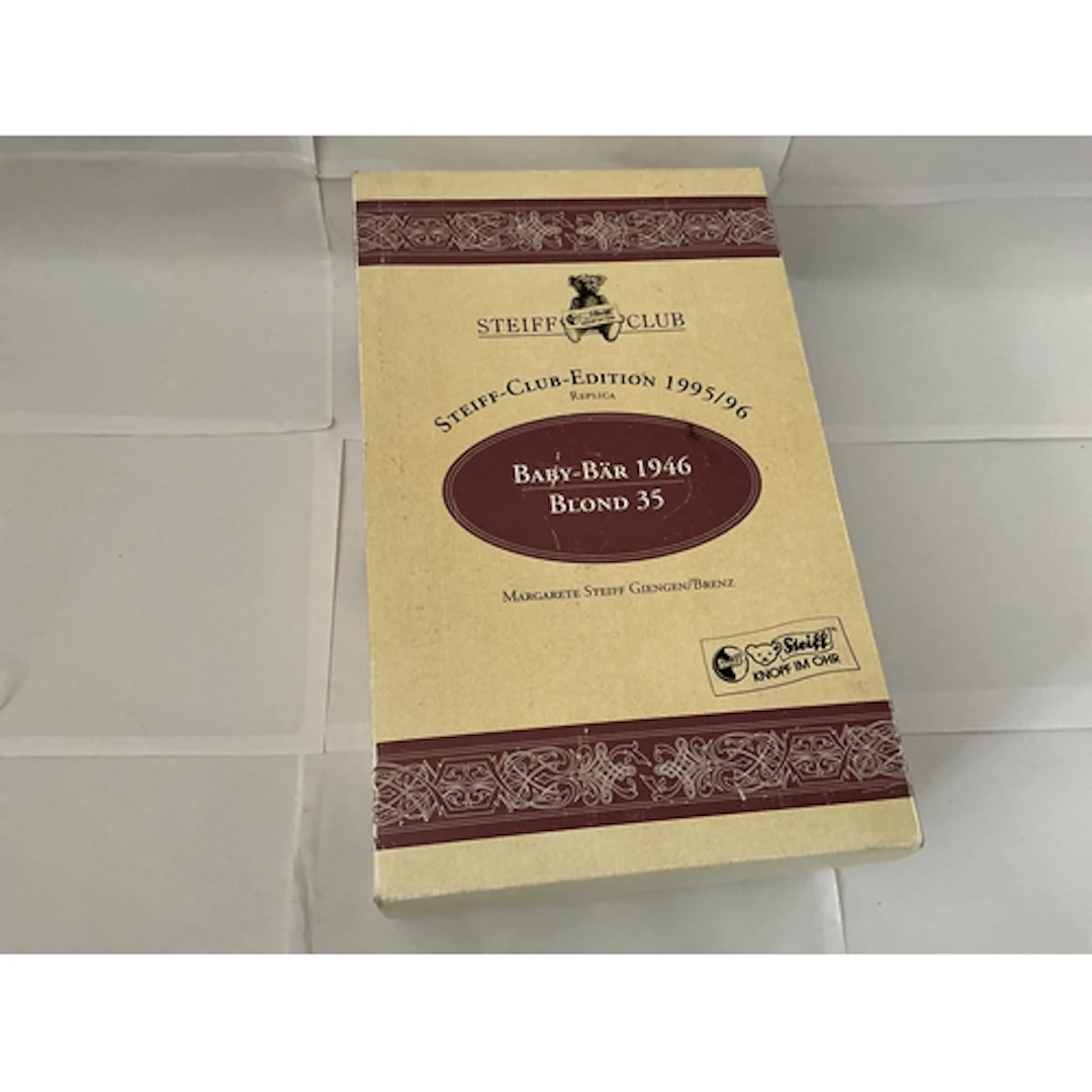 A Boxed Steiff Club Exclusive 1995/96 Replica Blond 35 Baby ...