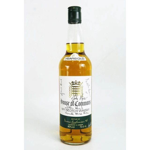 House Of Commons no 1 12 year old Scotch Whisky 70cl signed ...