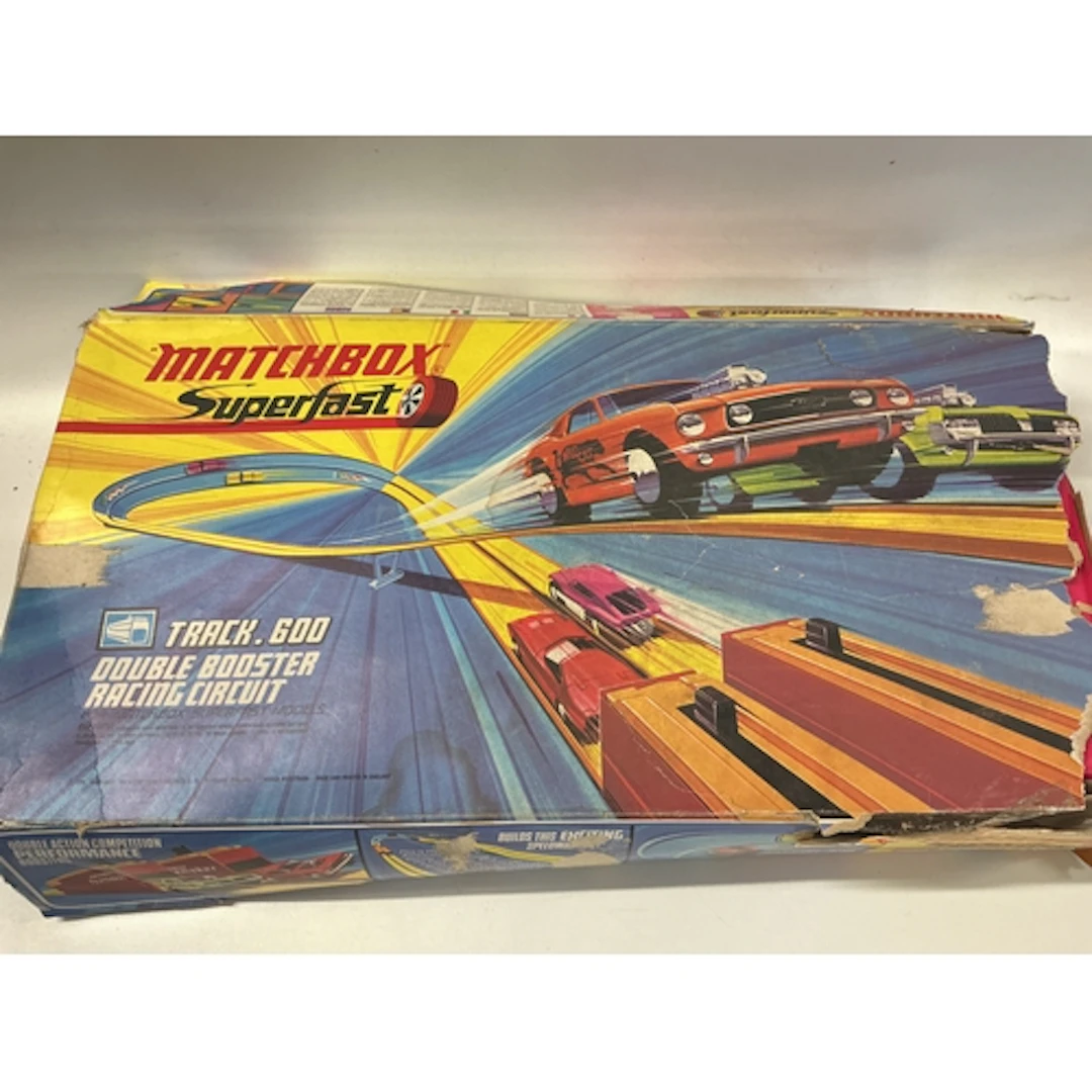 A Boxed Matchbox Superfast Track.600 Box Is Worn.