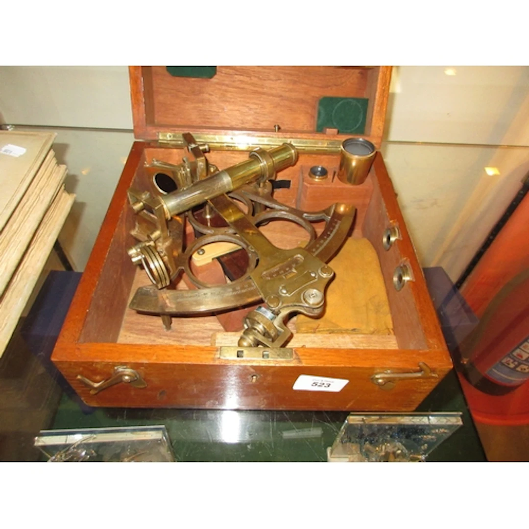 Heath Navigational Ltd Hezzanith Rapid Reader Brass Sextant ...