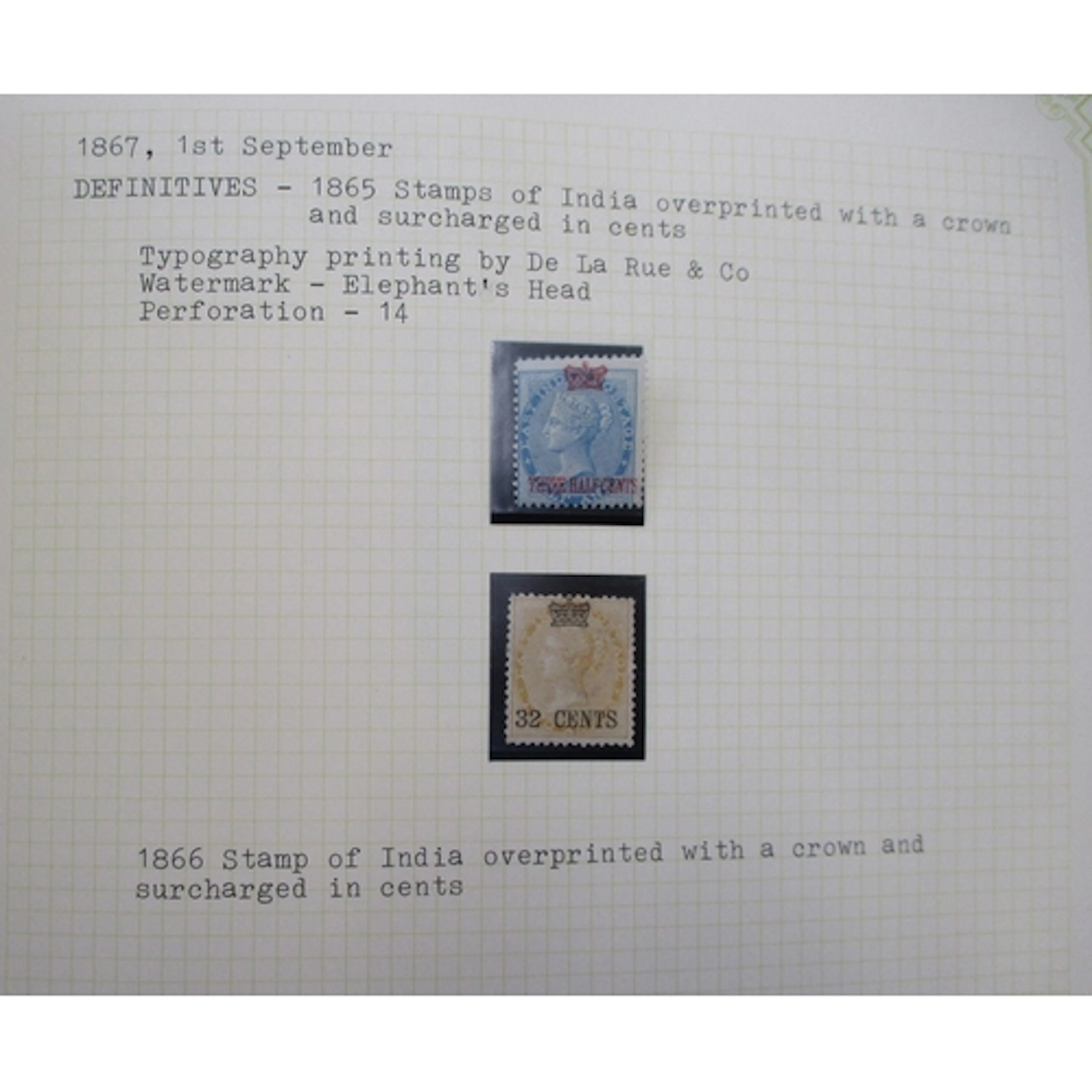 Straits Settlements. Seems mainly UM (but not guaranteed) co...
