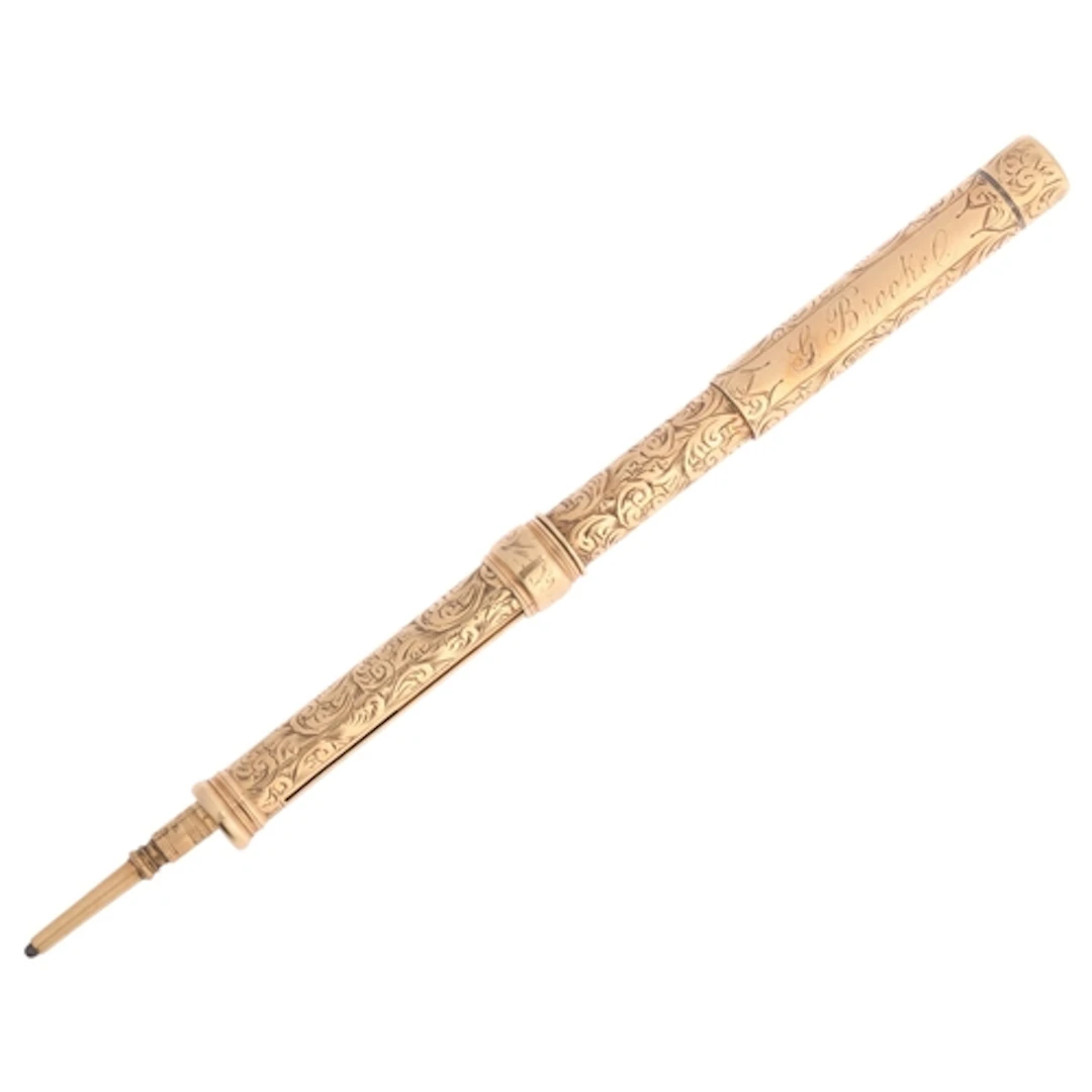 SAMPSON MORDAN & CO - an Antique 10k gold combination propel...