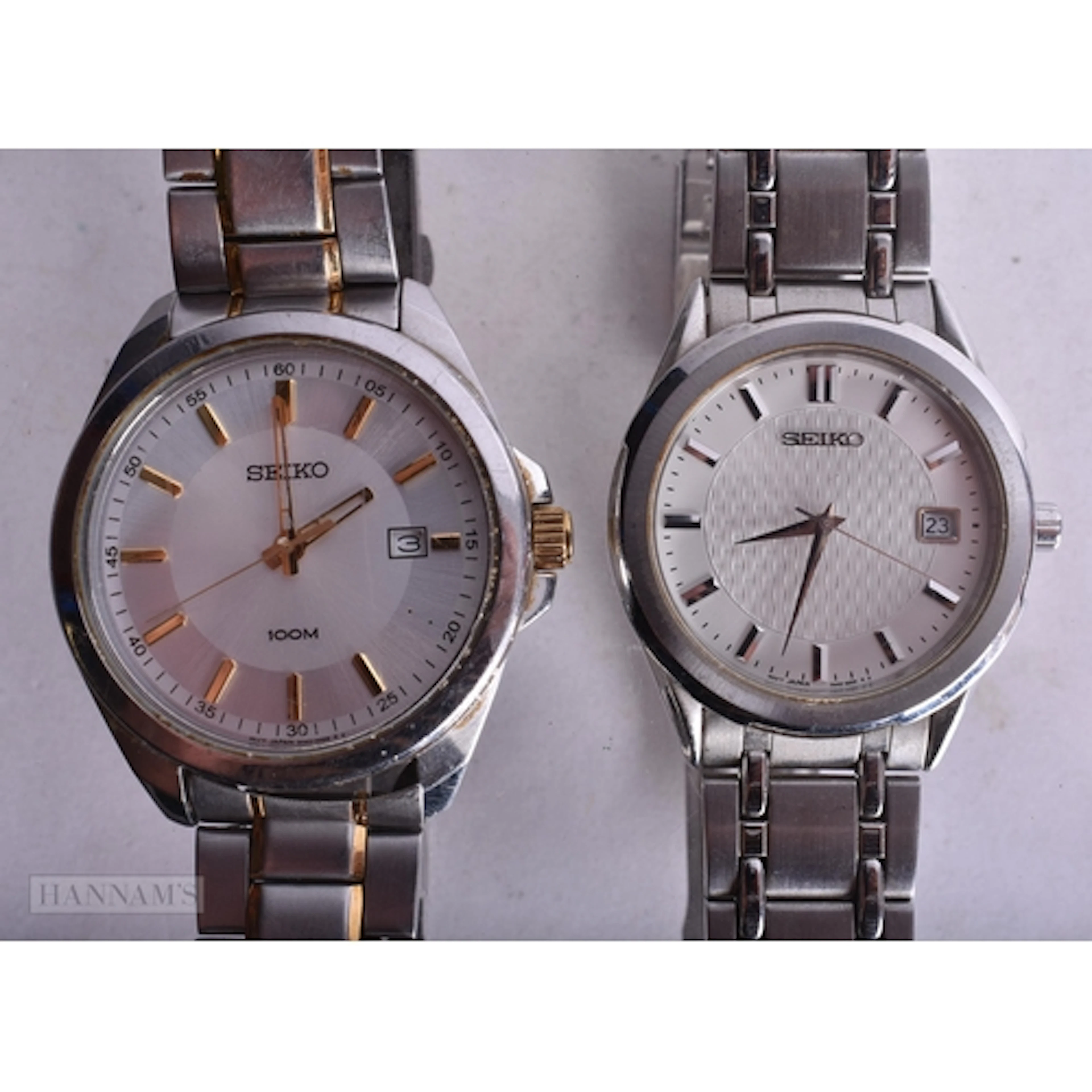 Seiko Vintage Quartz Watches Working. (2)