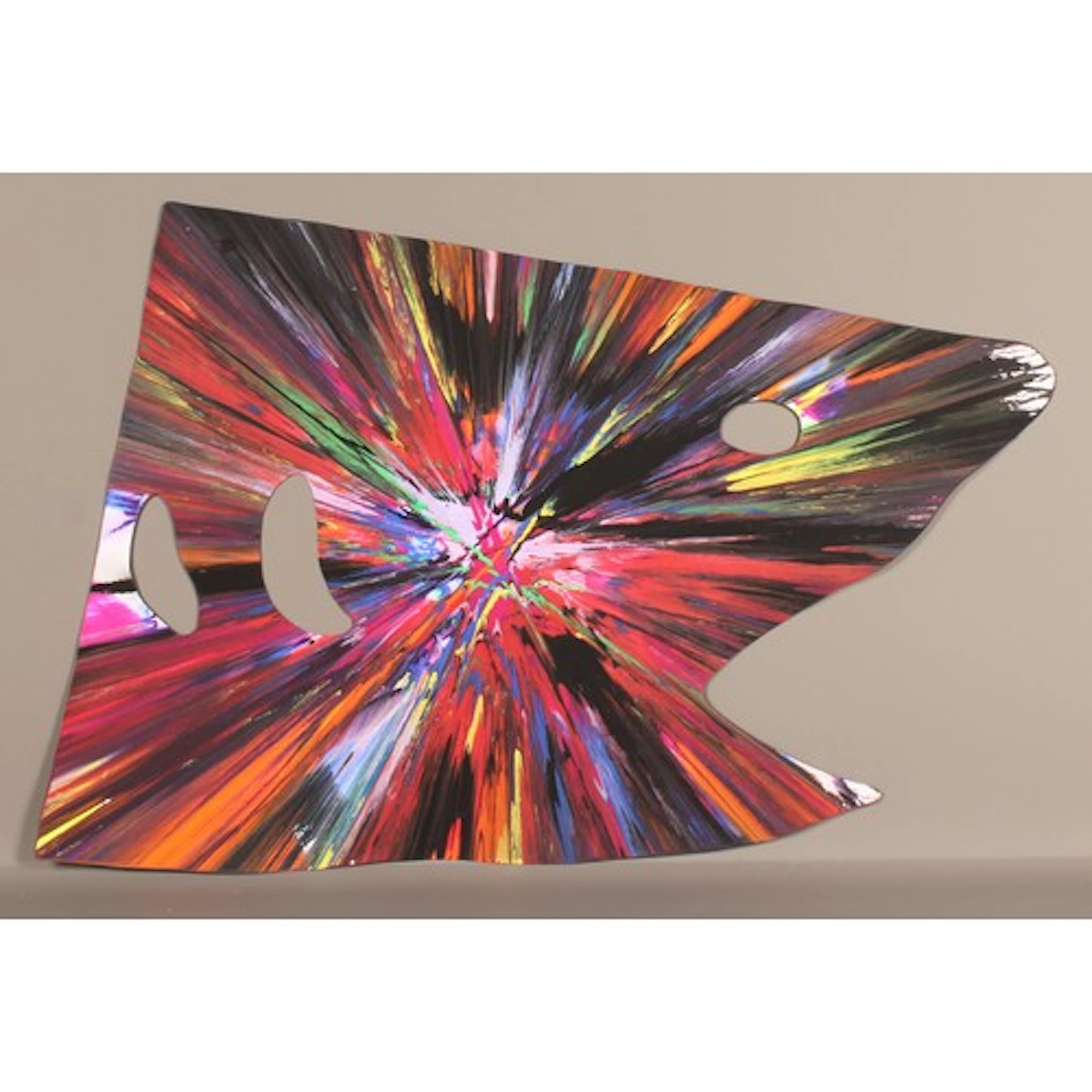 Damien Hirst (Bn. 1965) Spin, Shark, Polychrome with Red and...