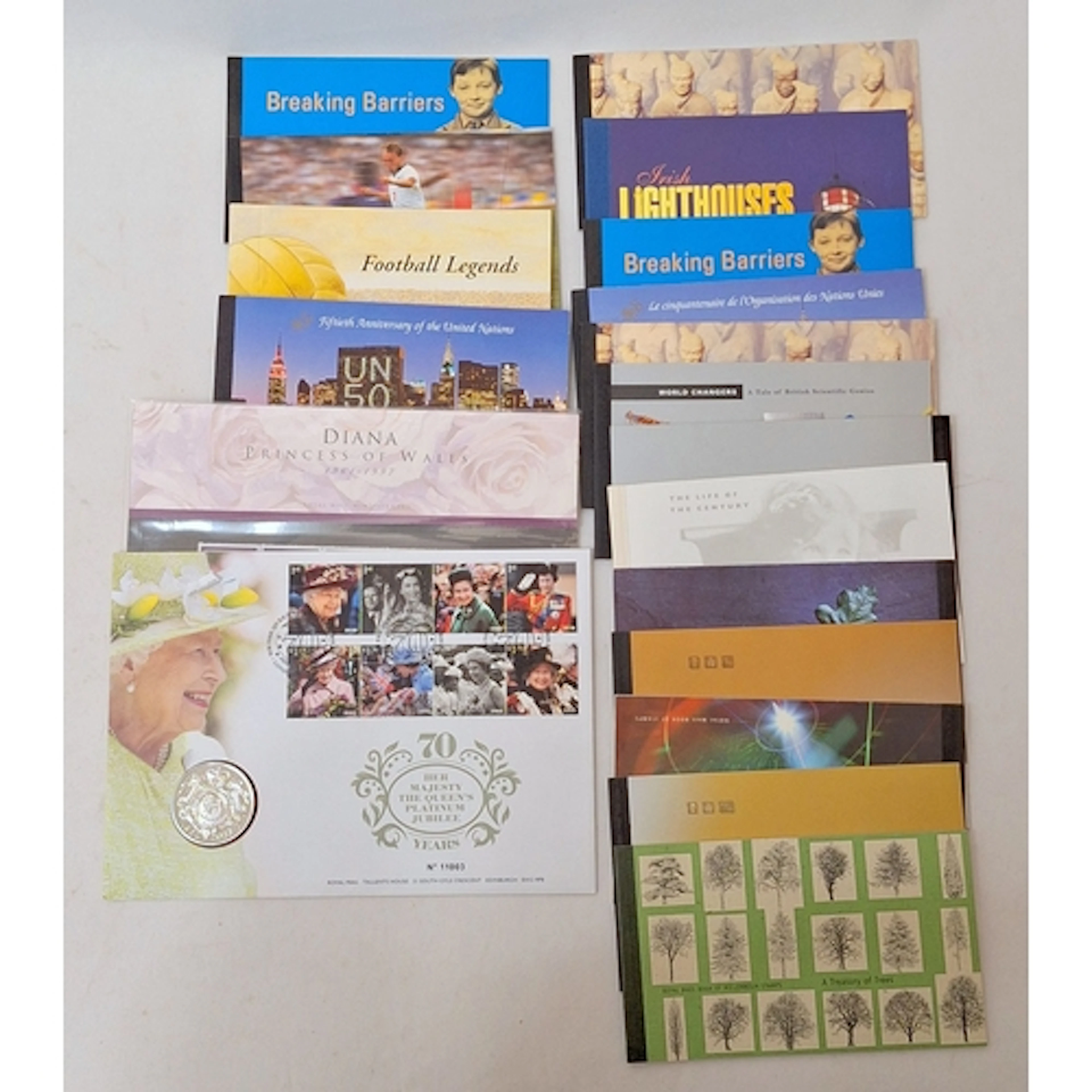 Stamps incl. Diana Princess of Wales 1961-1967, 70 Years Her...