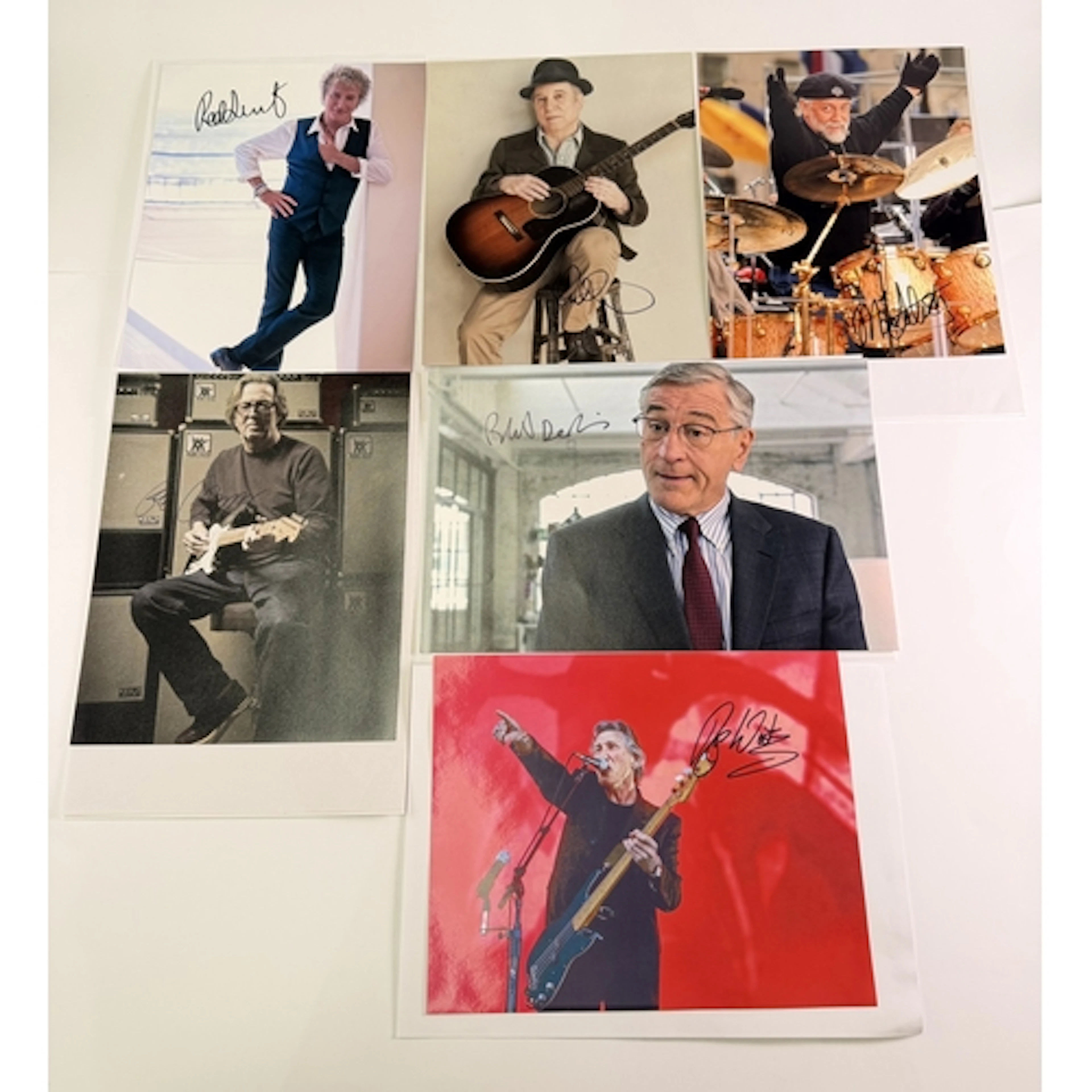 Studio publicity photograhs - Rod Stewart, Paul Simon, Mick ...
