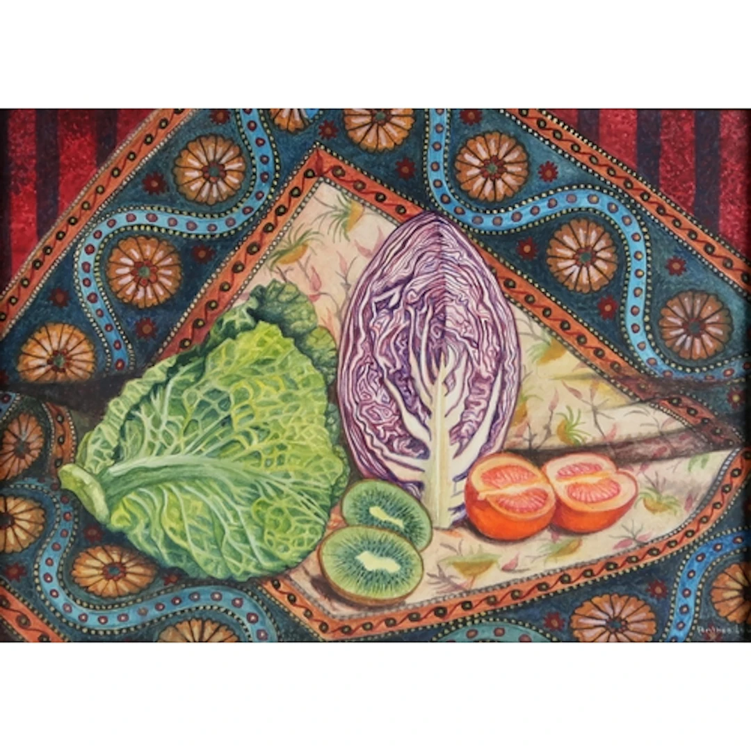 ANTHEA LEWIS RSW (SCOTTISH b.1948) STILL LIFE Go...