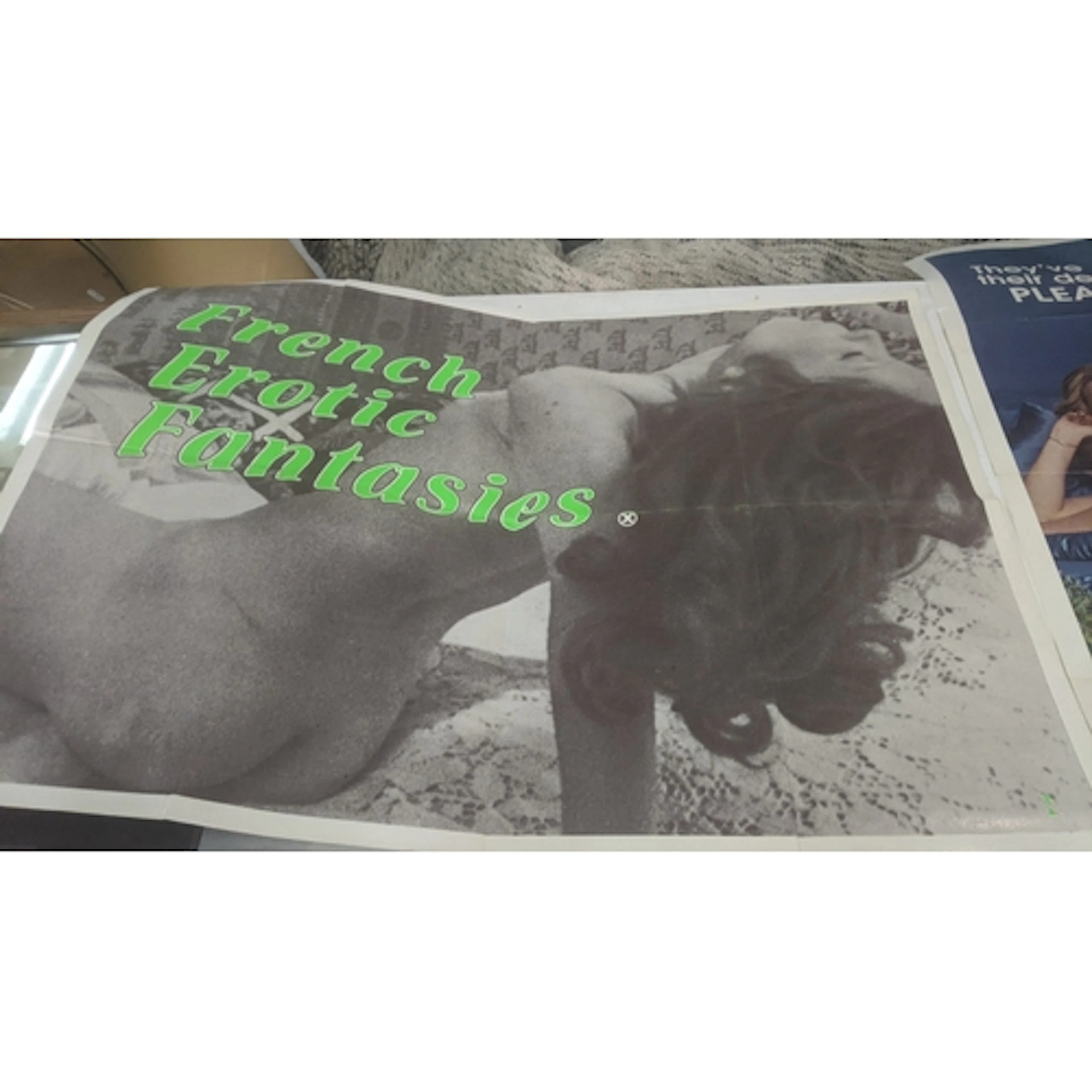 A collection of retro erotic Quad film posters, ten in total...