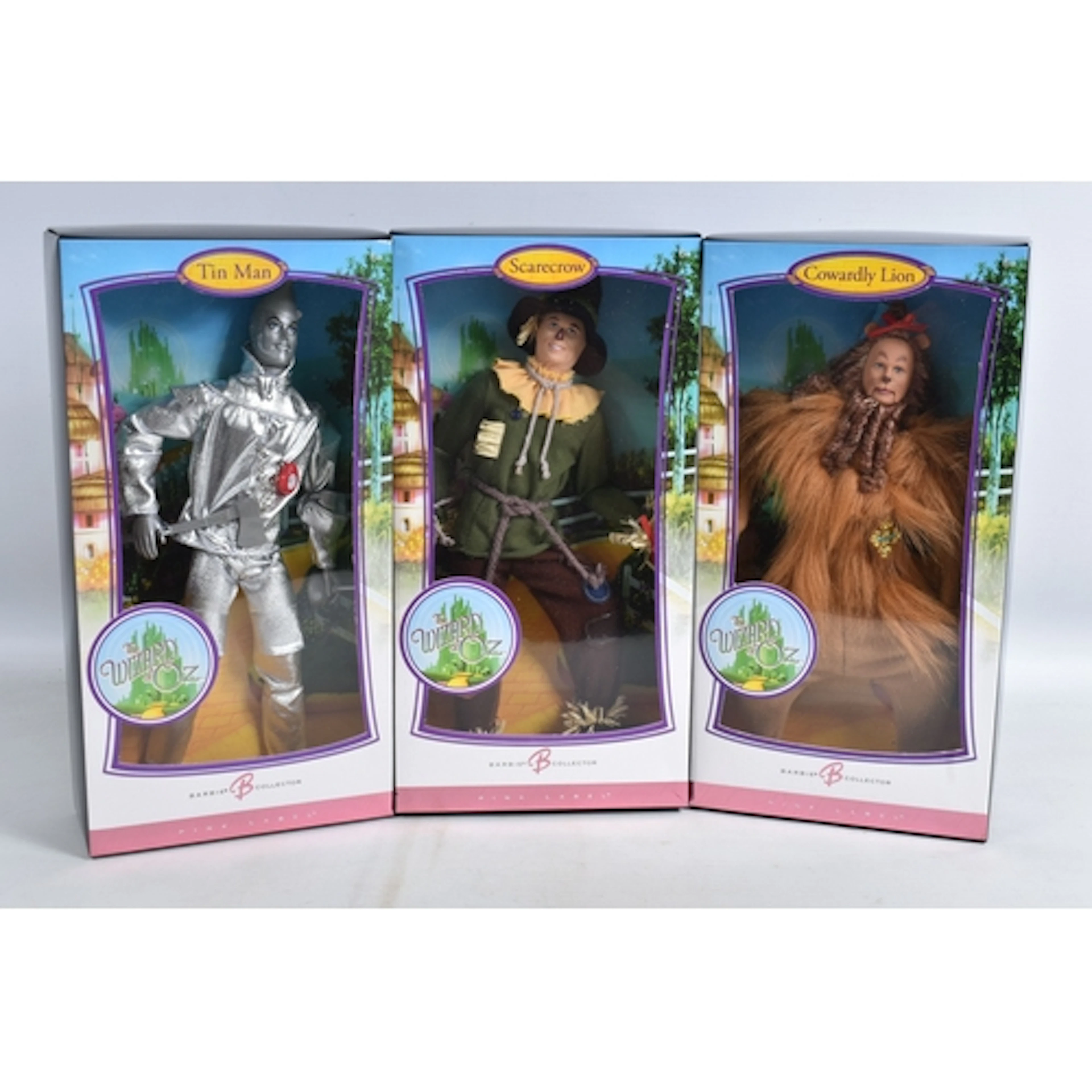 THREE BOXED MATTEL BARBIE COLLECTOR 'THE WIZARD OF OZ' DOLLS...