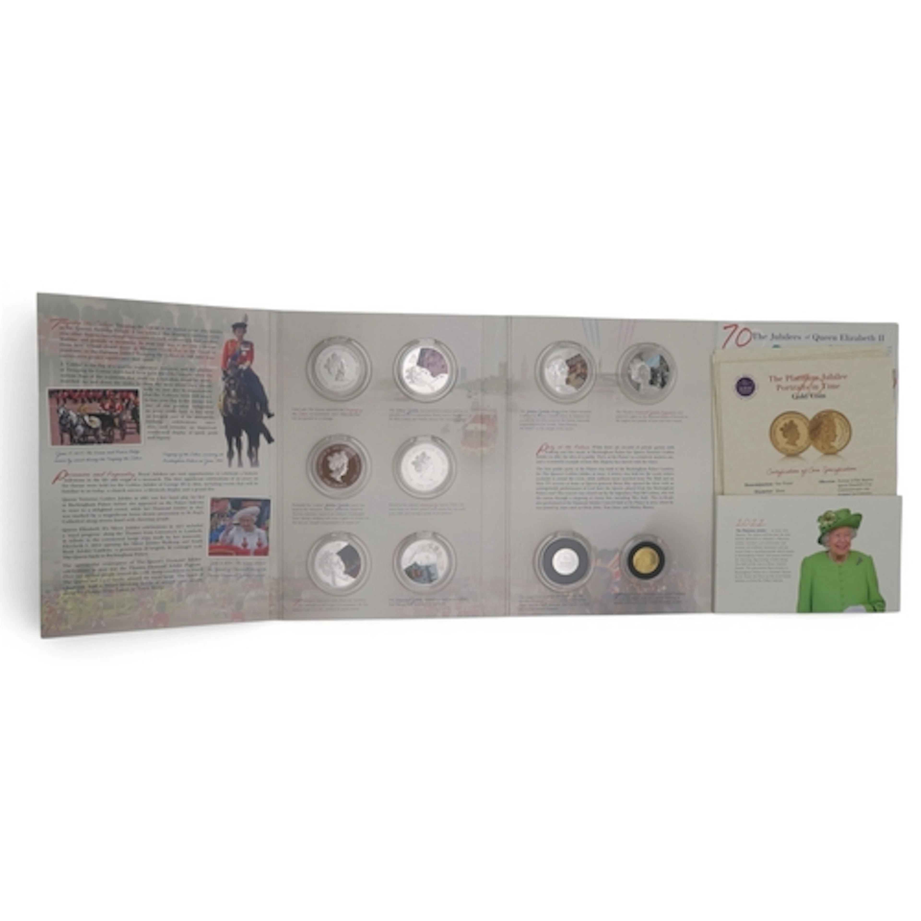 Elizabeth II (1952-2022) Portraits in Time Platinum Jub...