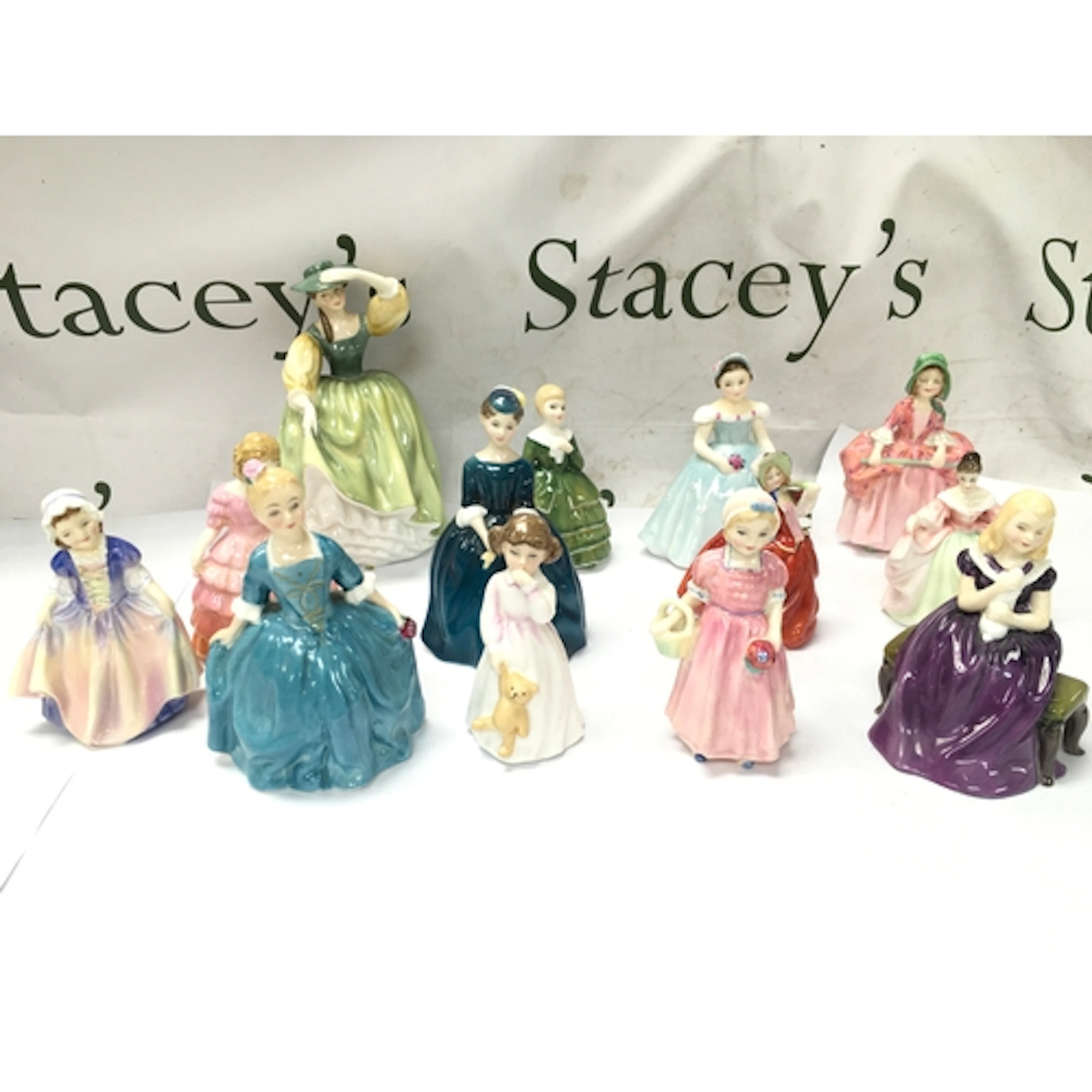 Royal Doulton collection of ceramics ladies. All in good con...