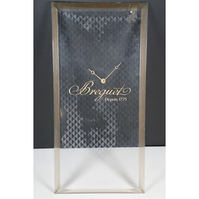 'Breguet Depuis 1775' luxury watch acrylic advertising displ...