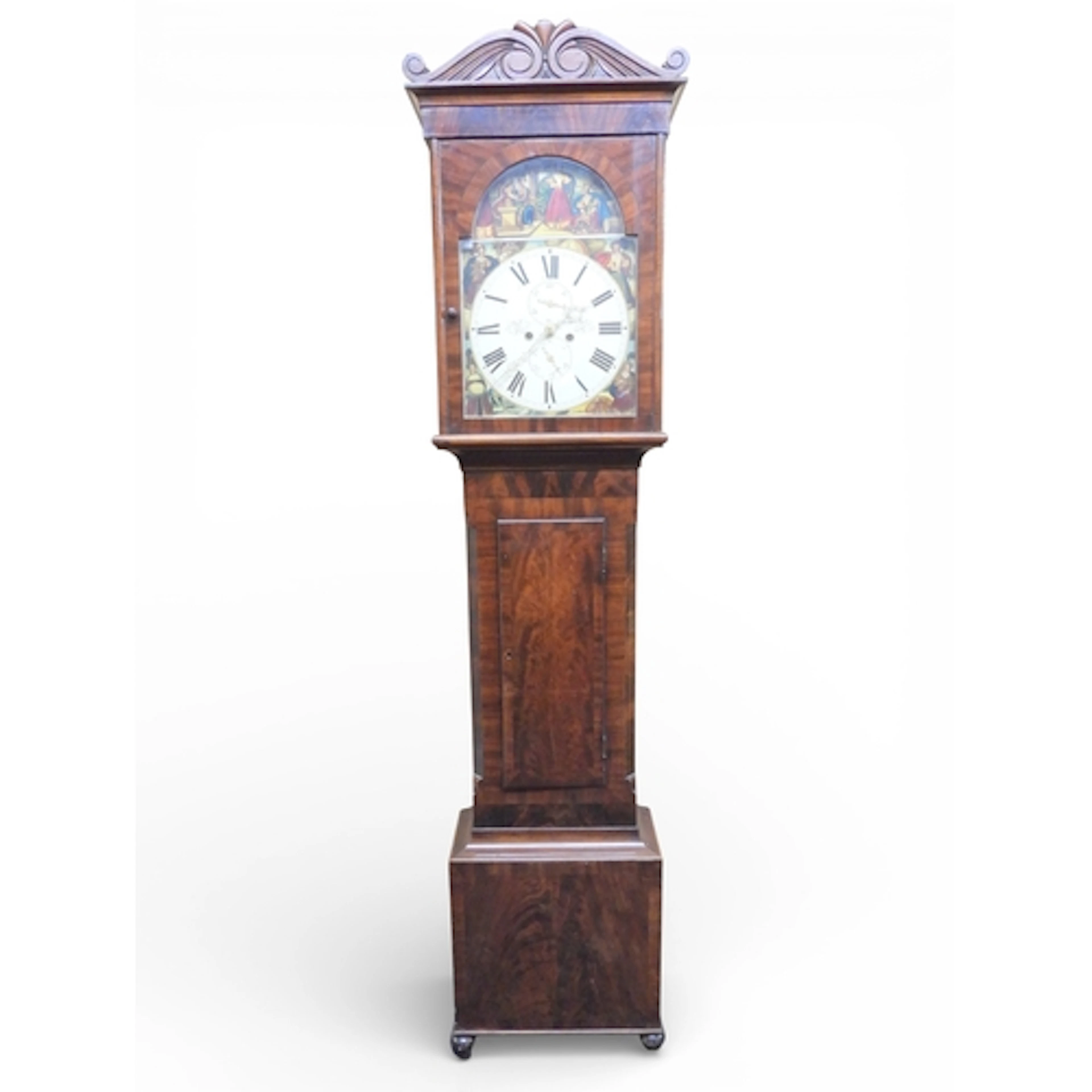 A 19TH CENTURY SCOTTISH DAVID WILSON, BEITH MAHOGANY CASED G...