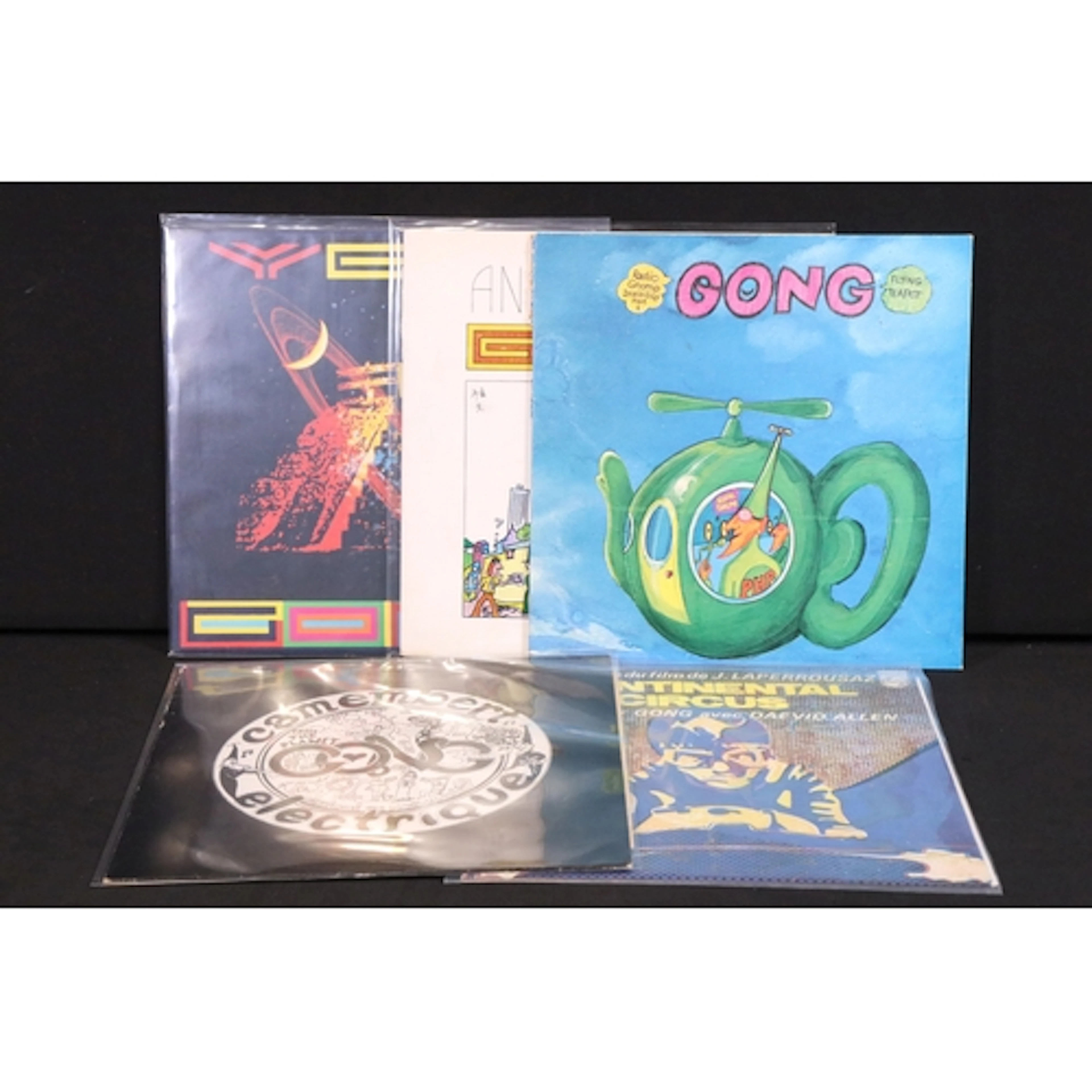 Vinyl - 5 Gong original pressing LP’s to include: Camembert ...