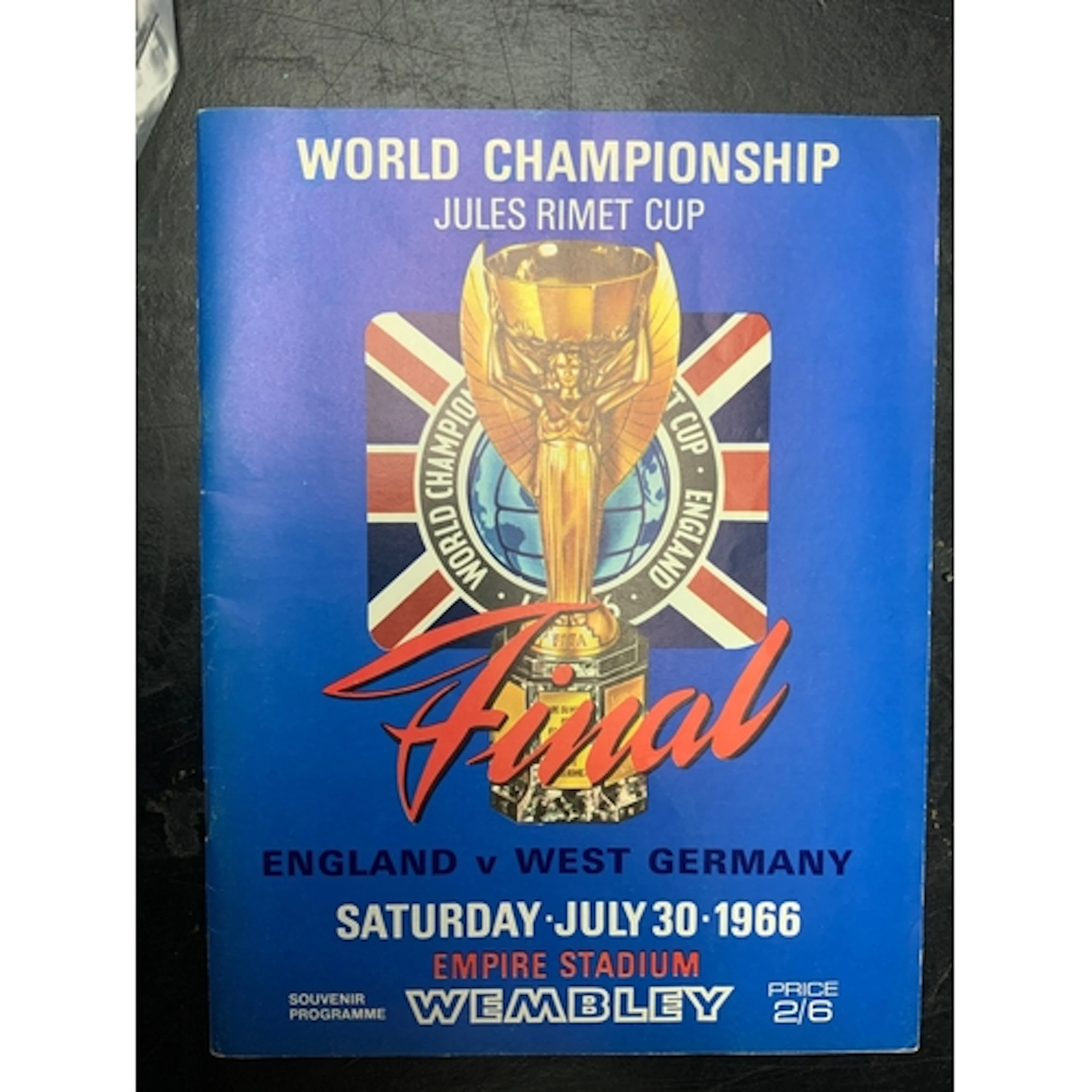 1966 World Cup Final Football Programme: Original England v ...