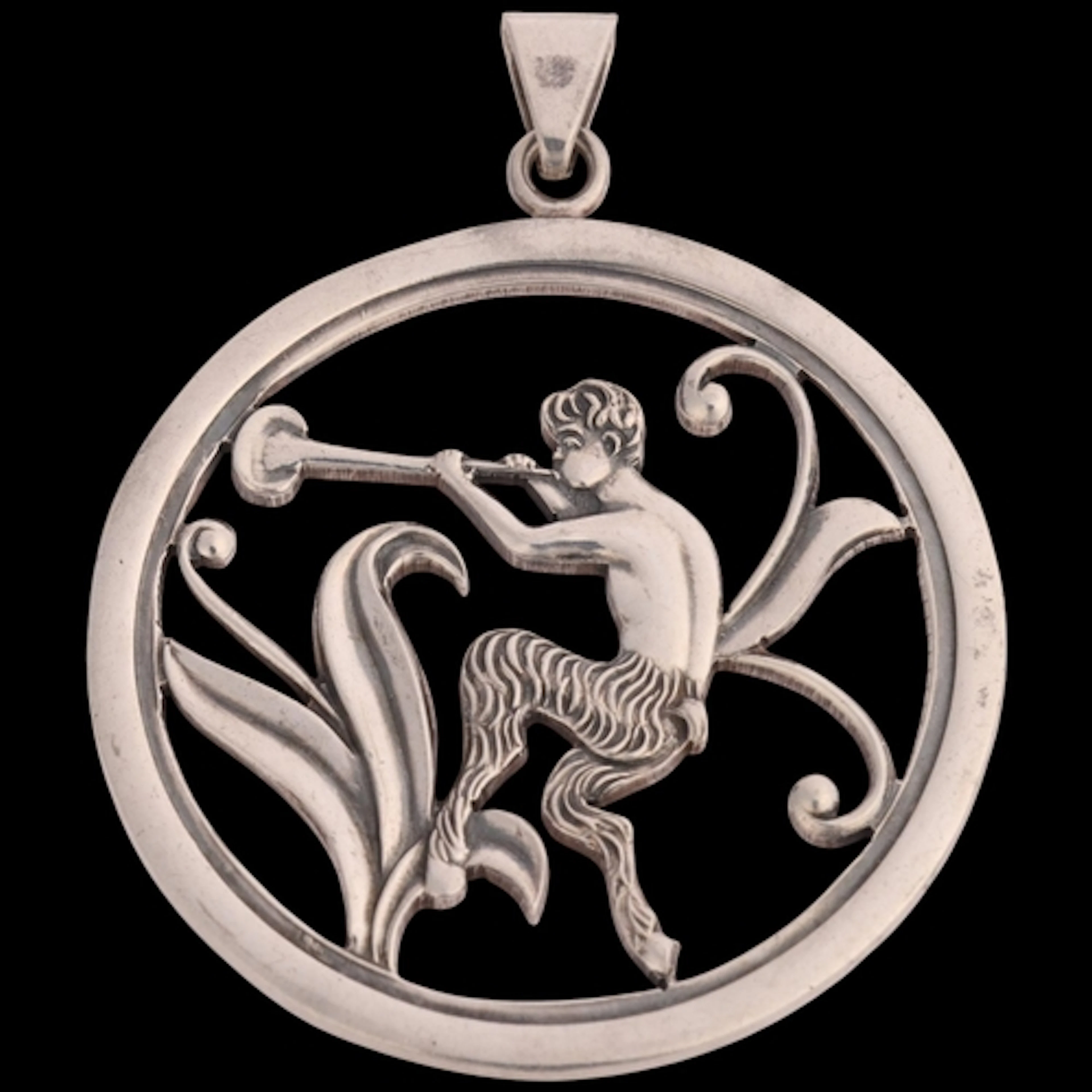 FIR HANSEN & ANDERSEN - an Art Deco style Danish silver open...