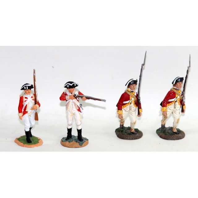 Cast metal model soldiers: Britain's French Indian Wars Brit...
