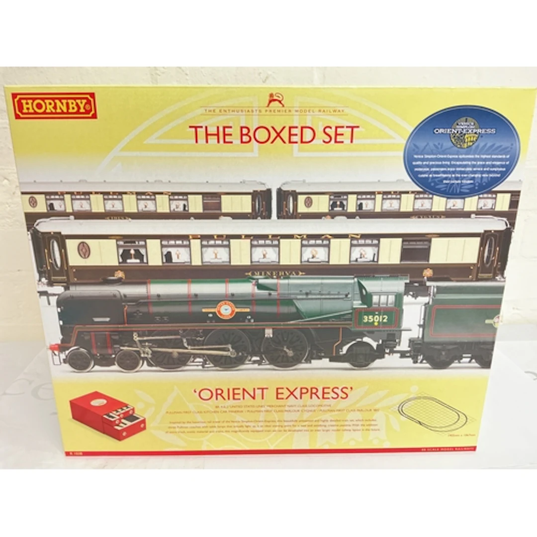 A Boxed Hornby 00 Gauge Orient Express Set #R1038. As New. W...