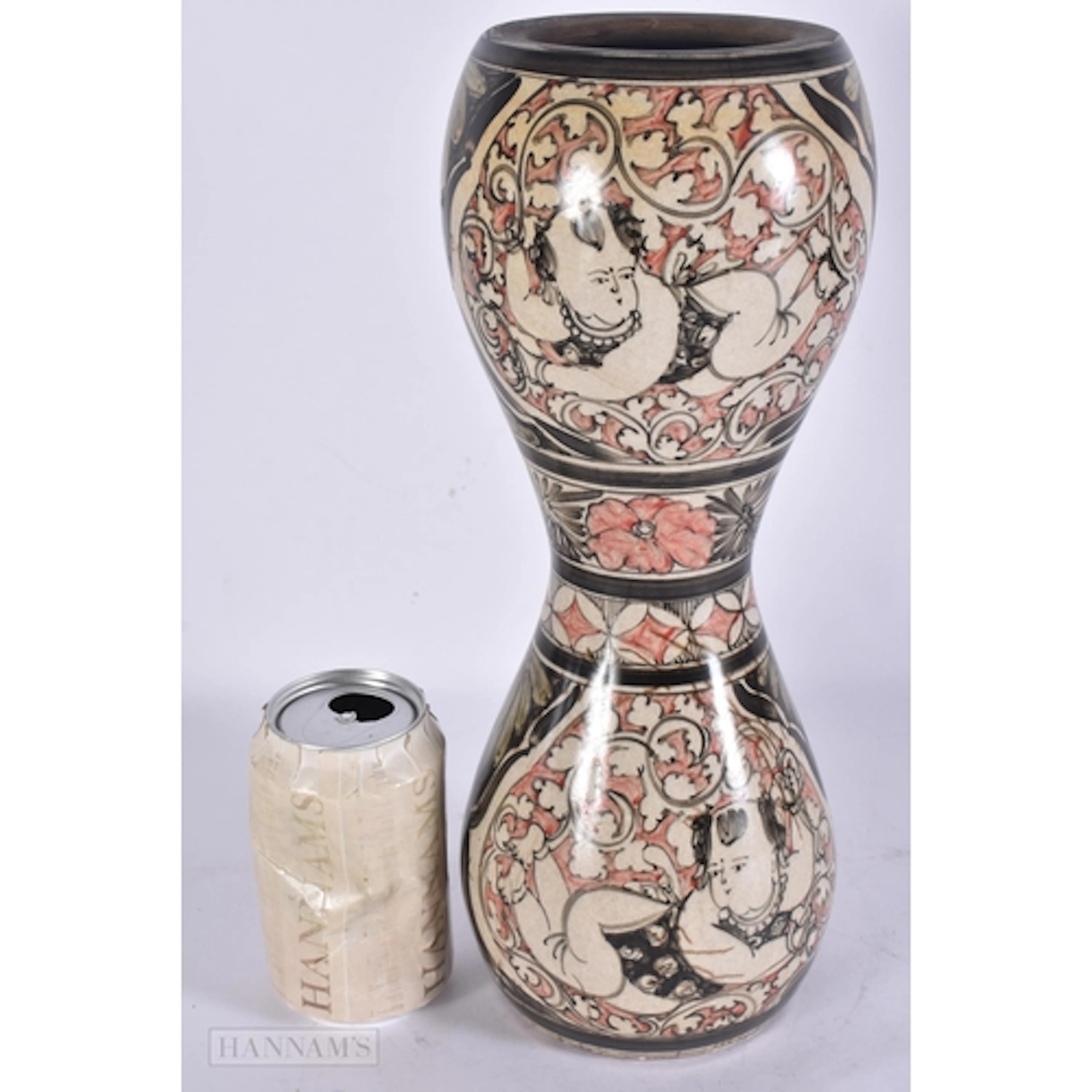 A CHINESE CIZHOU POTTERY VASE. 33 cm high.