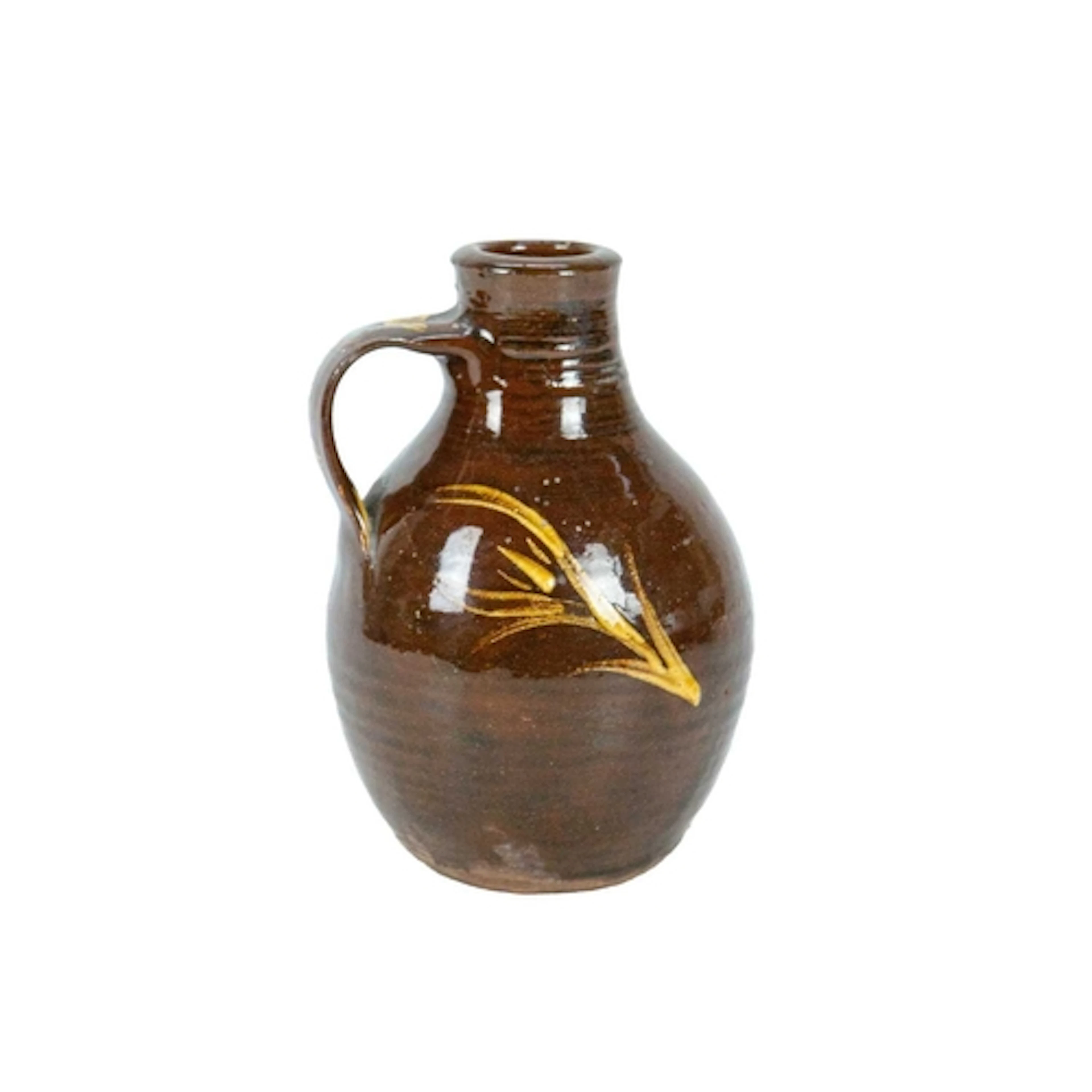 A small Winchcombe pottery flagon, by Michael Cardew. Slip p...