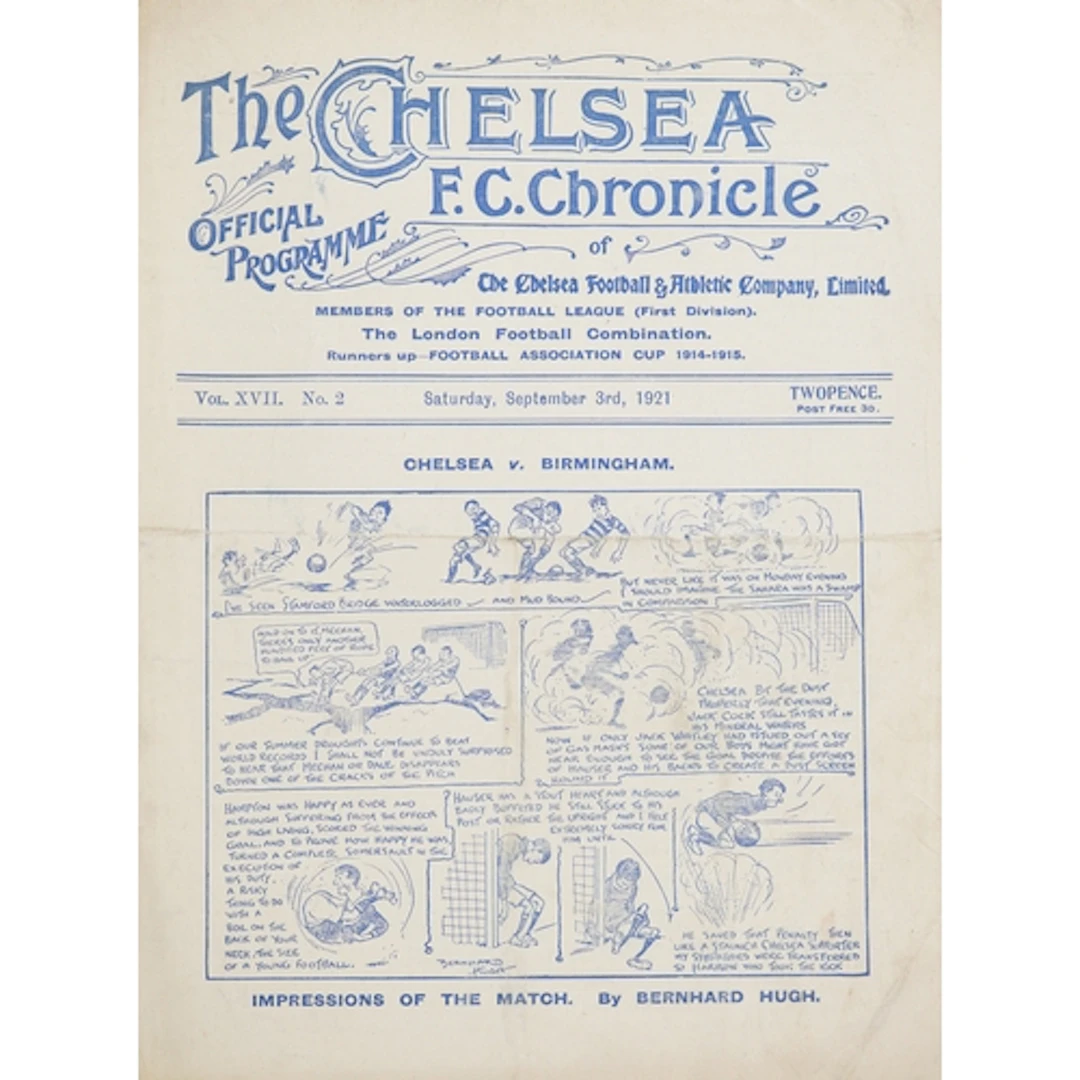 The Chelsea F.C. Chronicles official football programme - Ch...