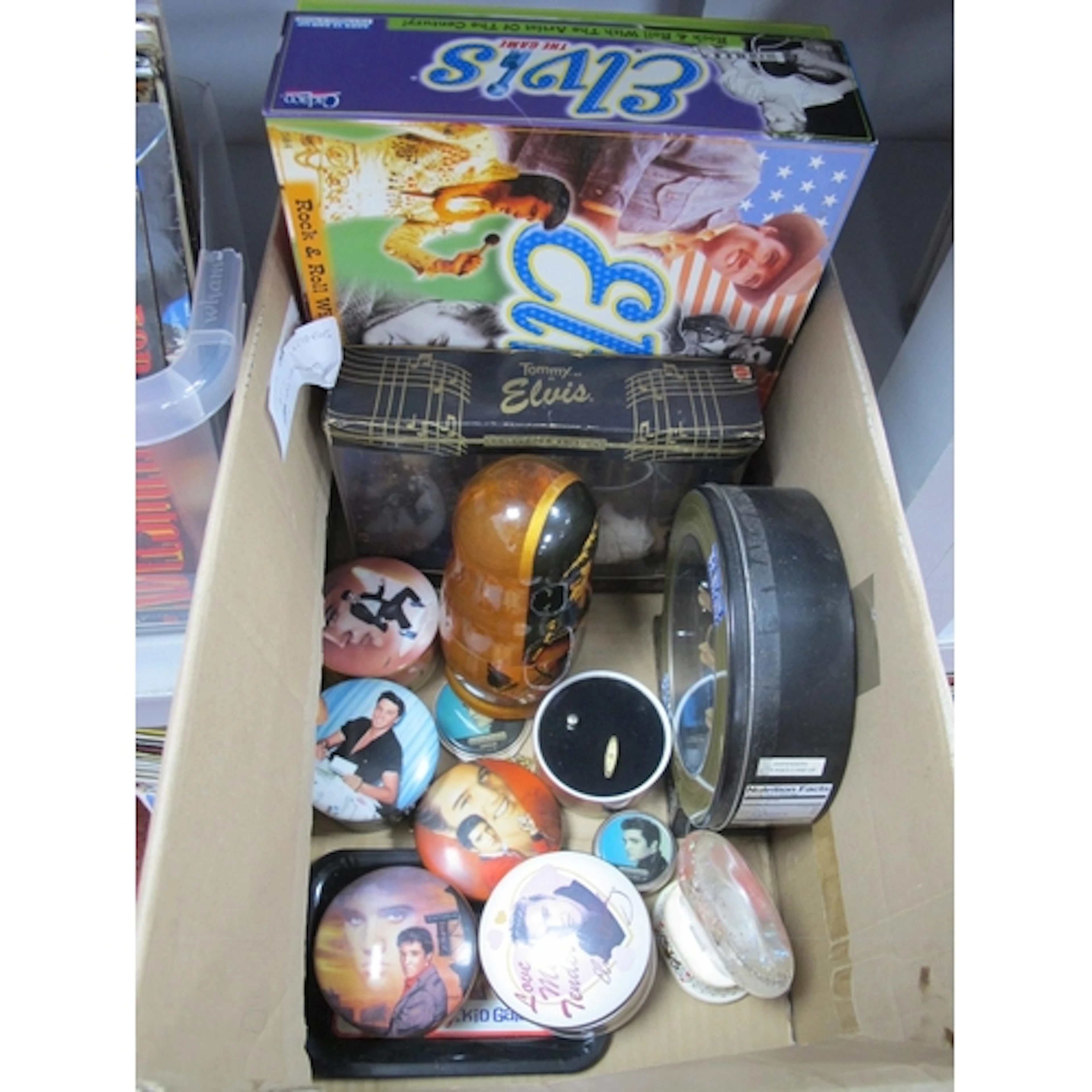Elvis Presley Memorabilia, includes Elvis The Game, Mattel B...