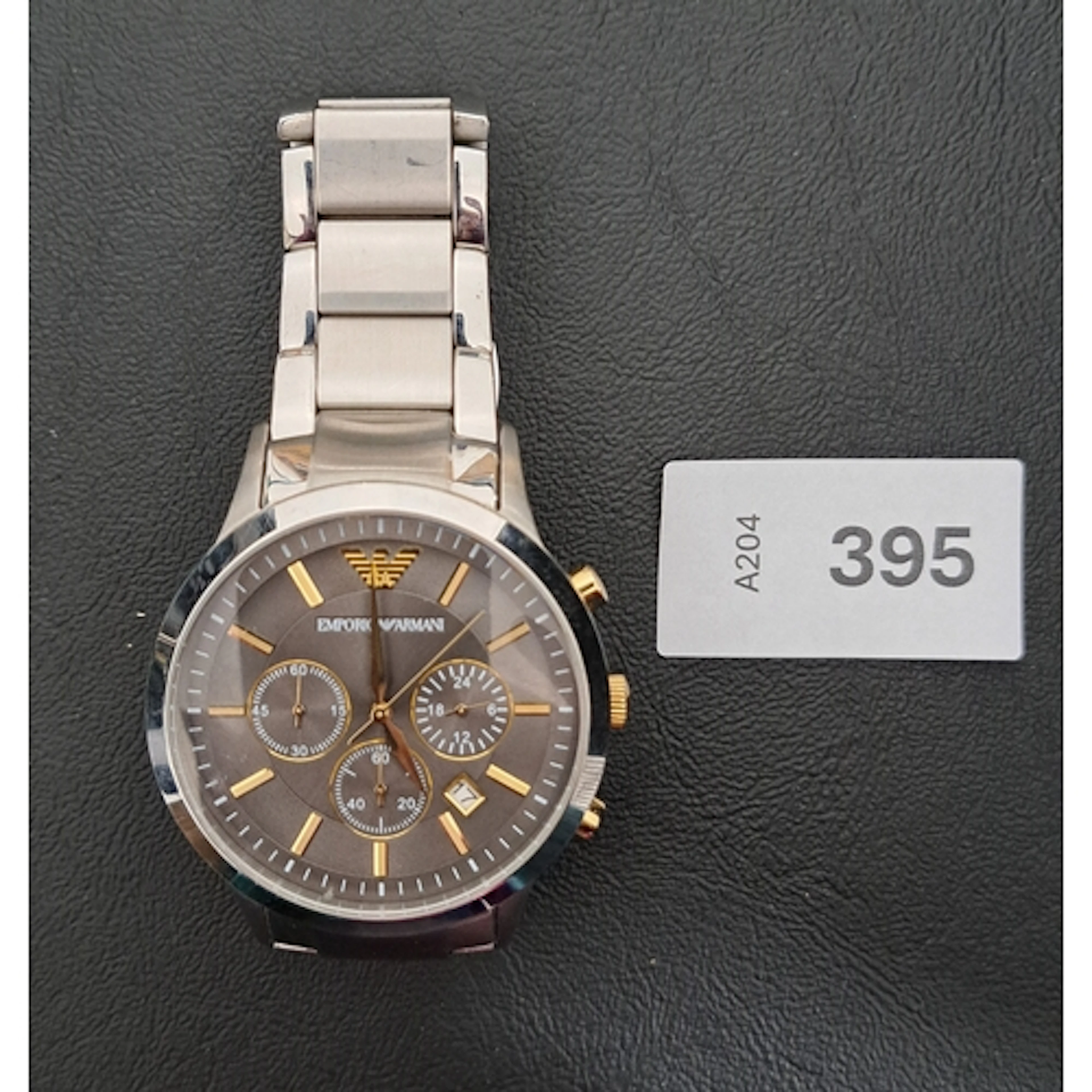 EMPORIO ARMANI CRONOGRAPGH RENATO COLLECTION WRISTWATCH the ...