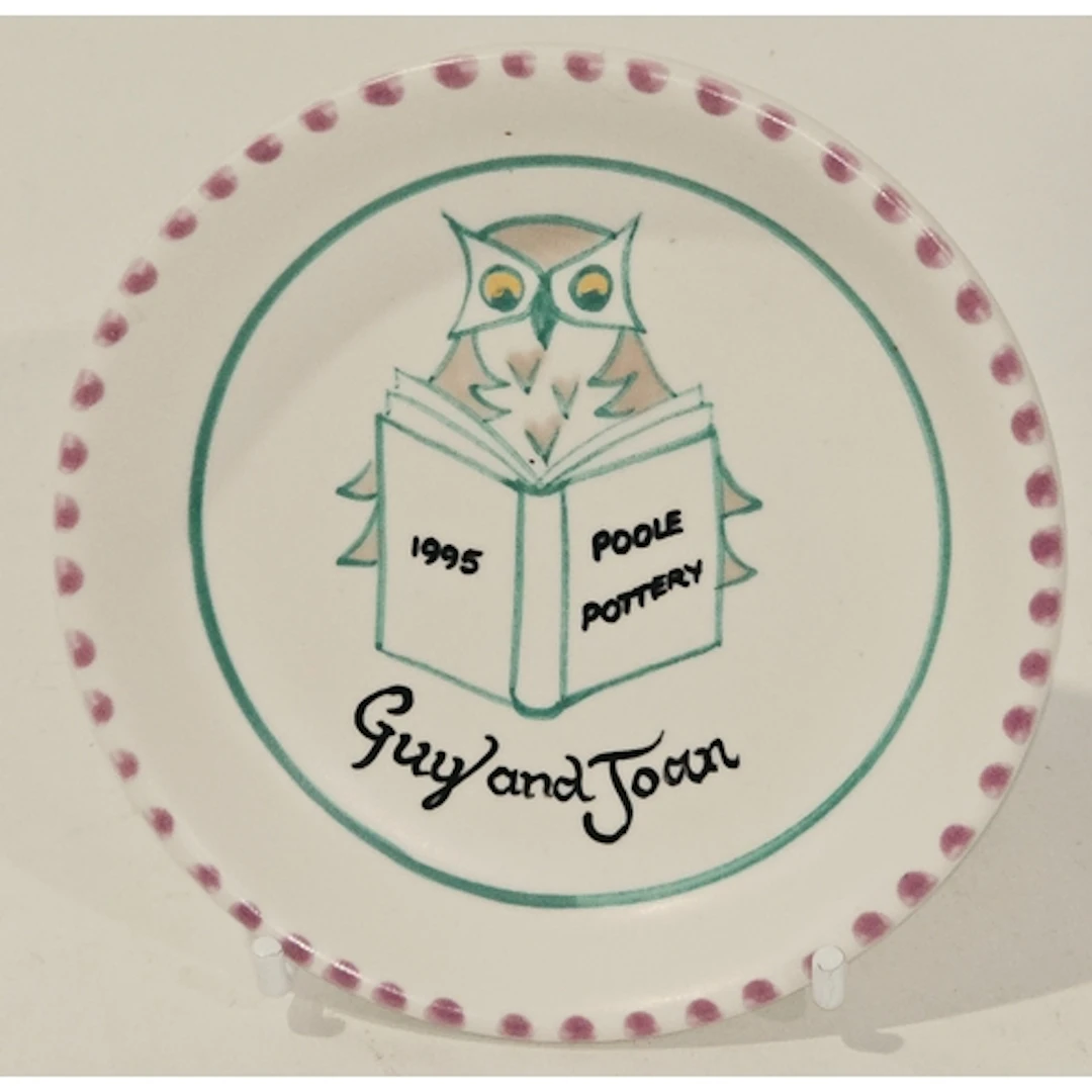 Poole Pottery small pin dish to celebrate publication of the...