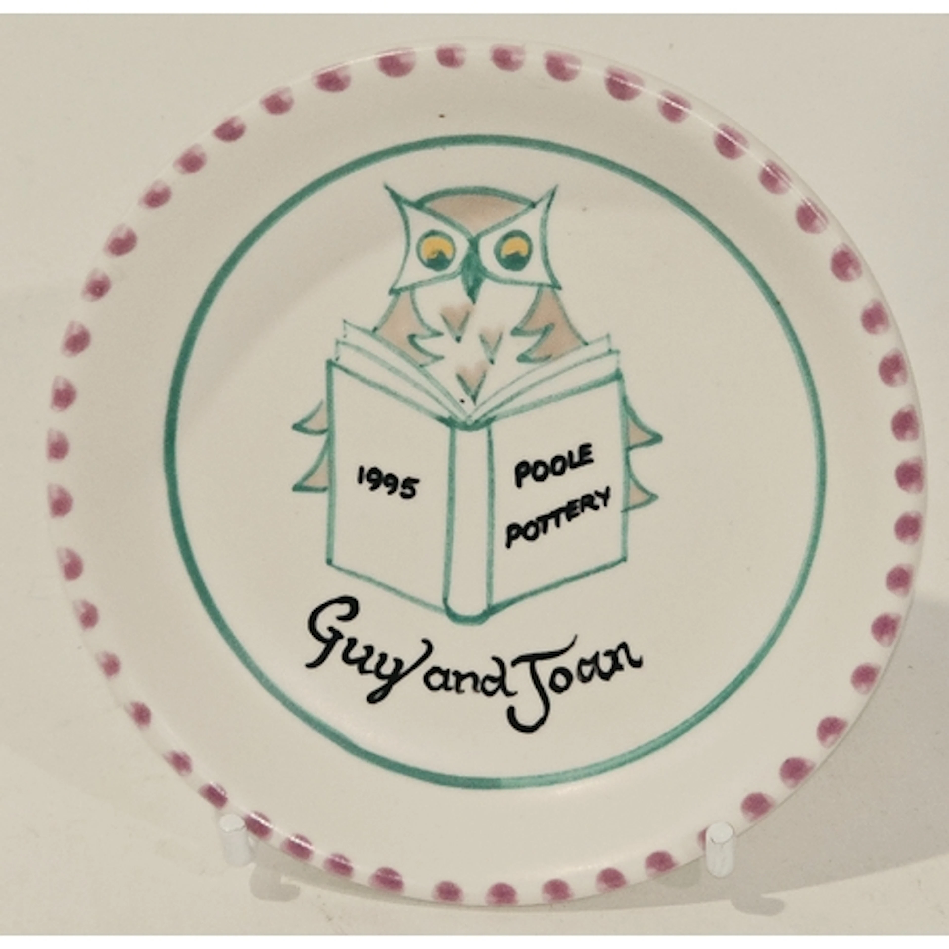 Poole Pottery small pin dish to celebrate publication of the...