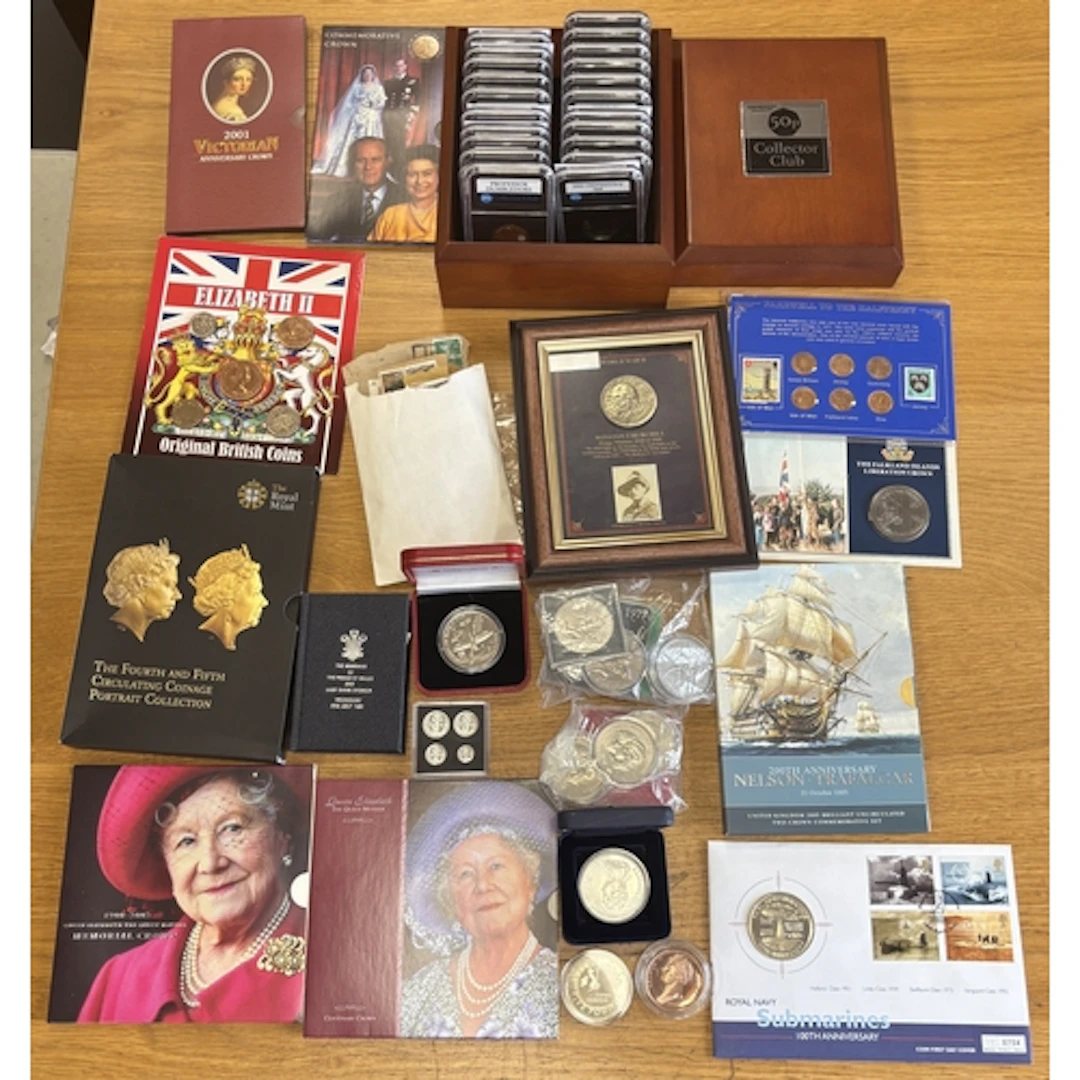 Collection of mostly commemorative issues, generally uncircu...